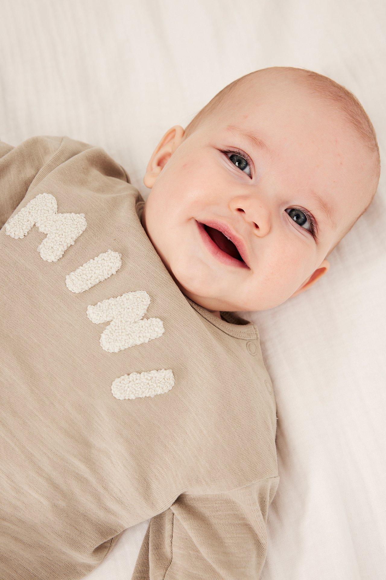 Långärmad t-shirt - Beige - 4