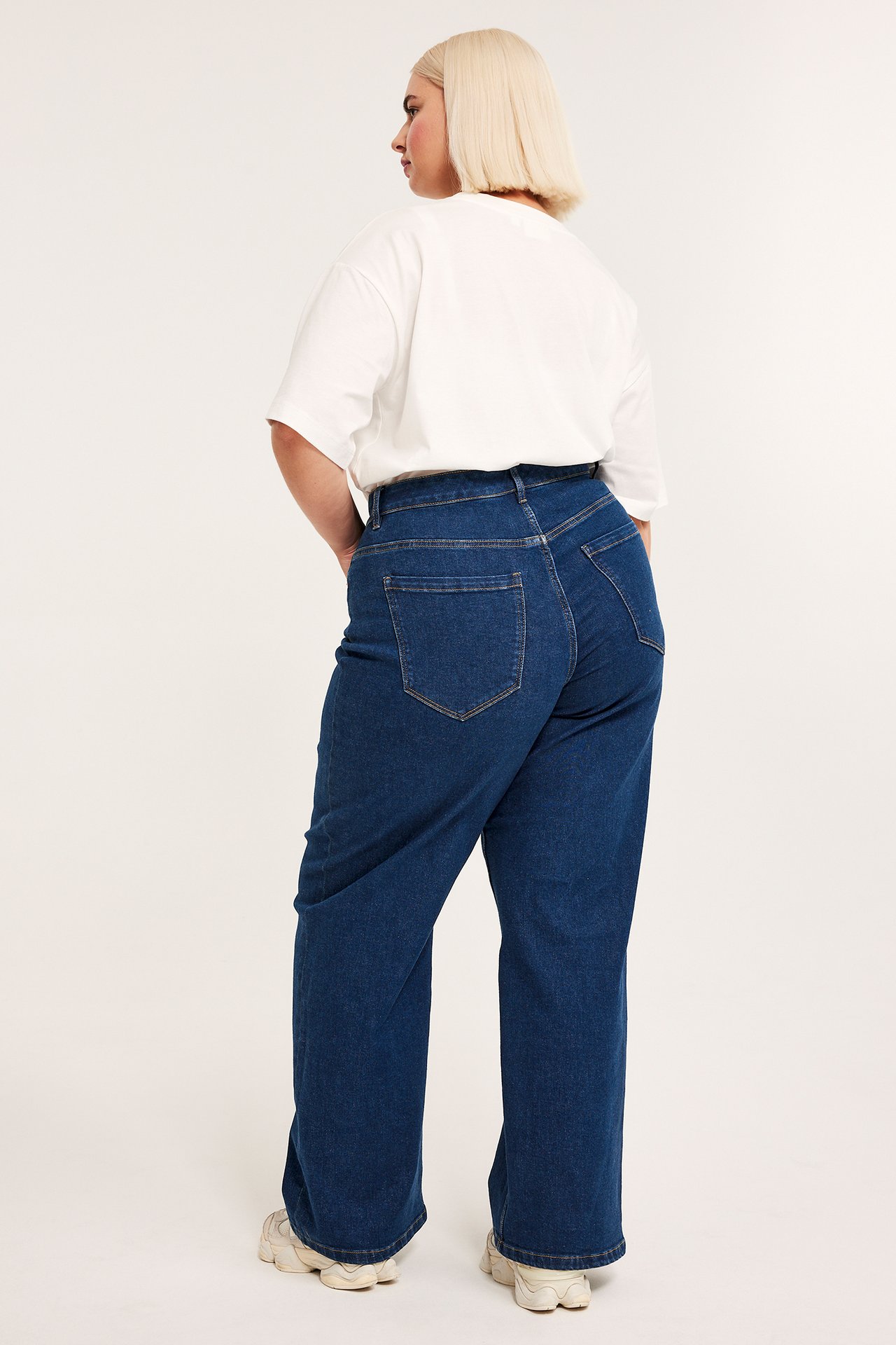 Dżinsy straight high waist - Dżins - 175cm / Rozmiar: 50 - 6