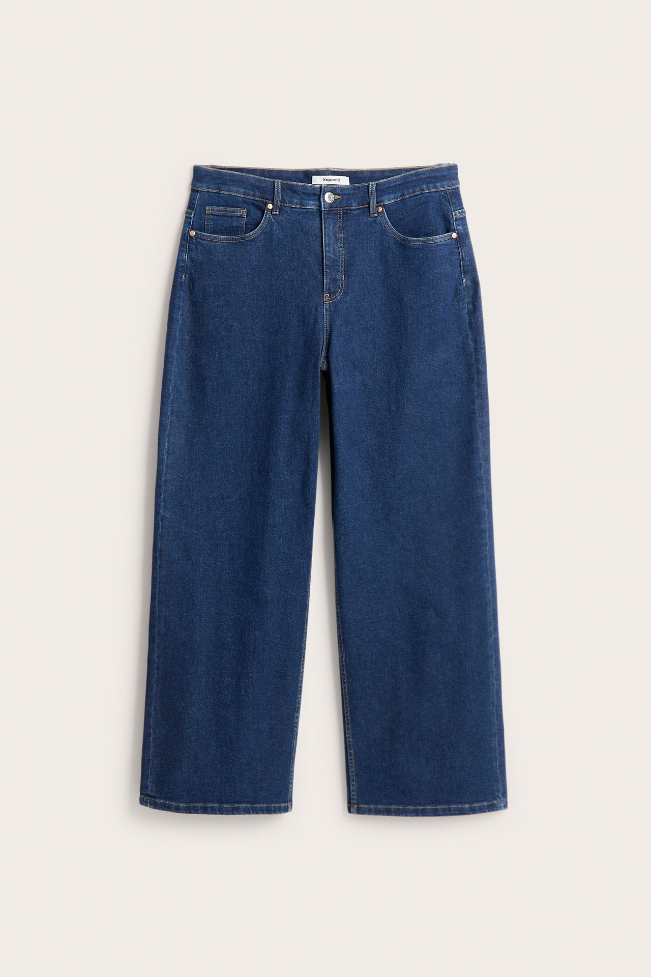 Dżinsy straight high waist