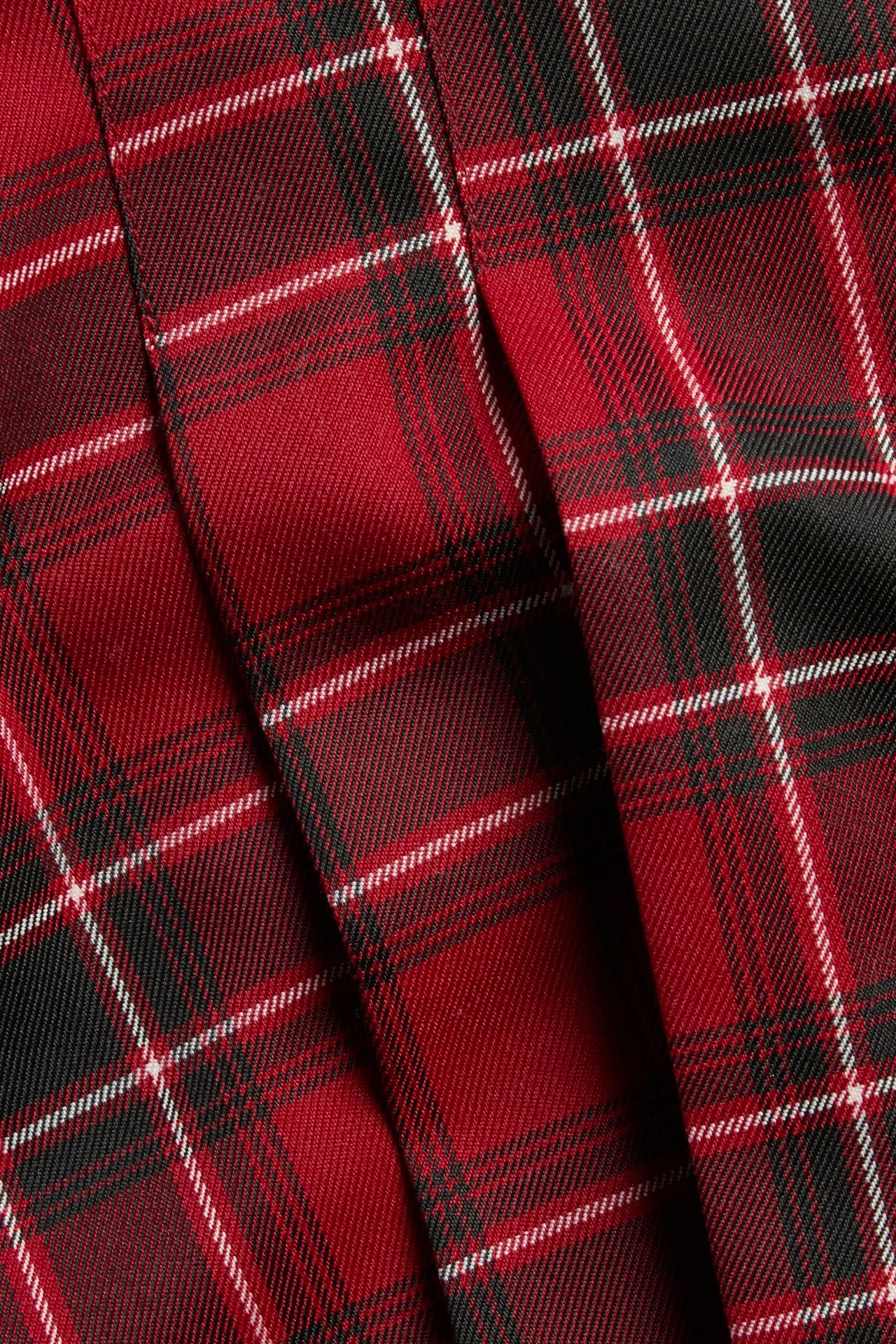 Czerwona kraciasta spódnica z elastycznym tyłem, dla dziecka, od Kappahl.