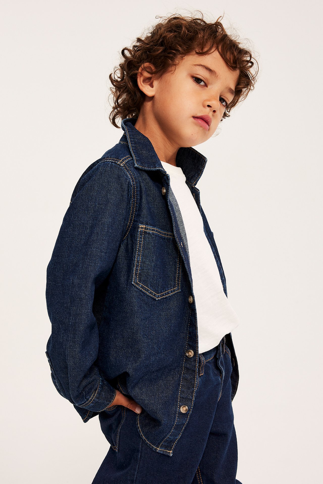 Jeansskjorta - Mörk denim - 6