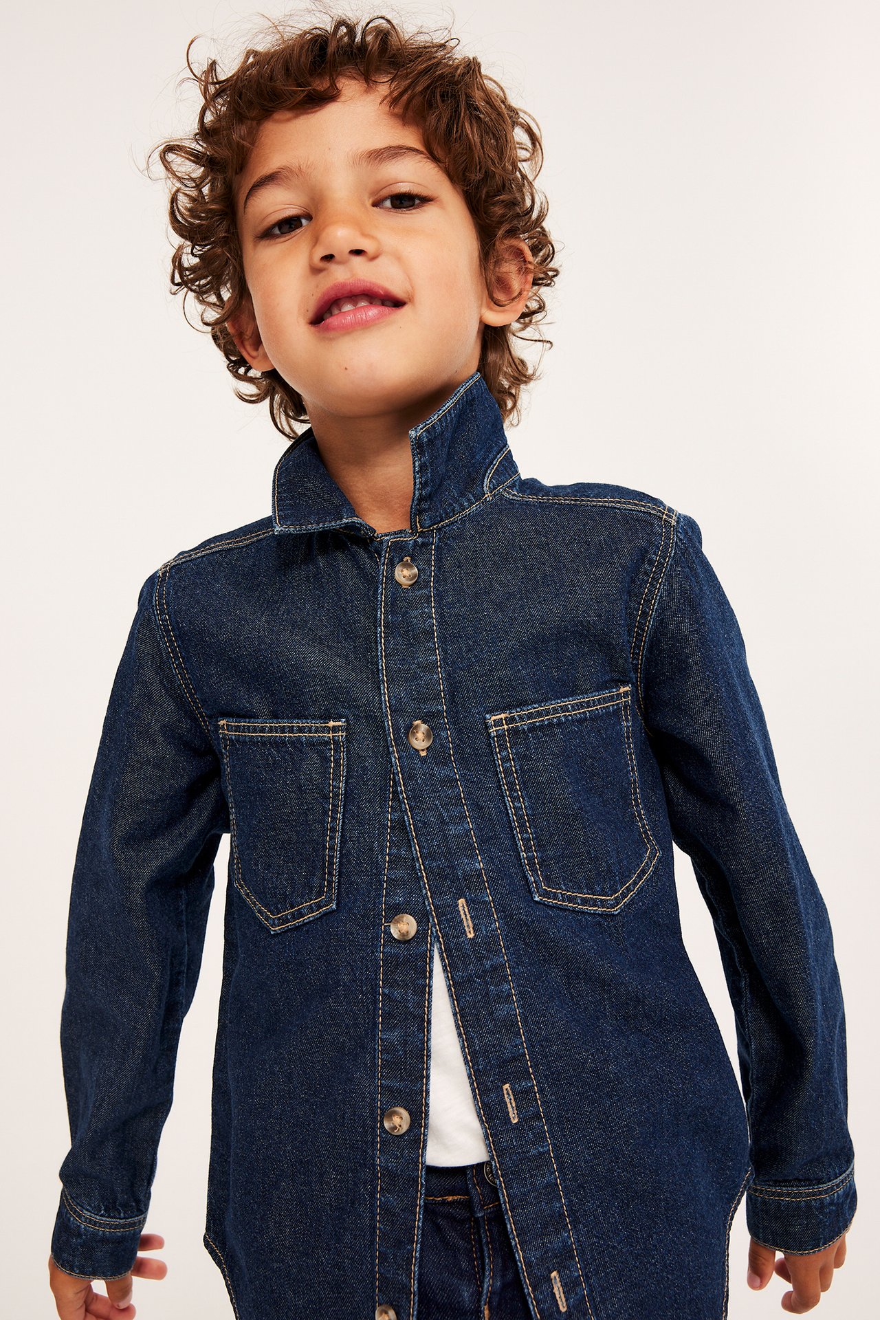 Jeansskjorta - Mörk denim - 4