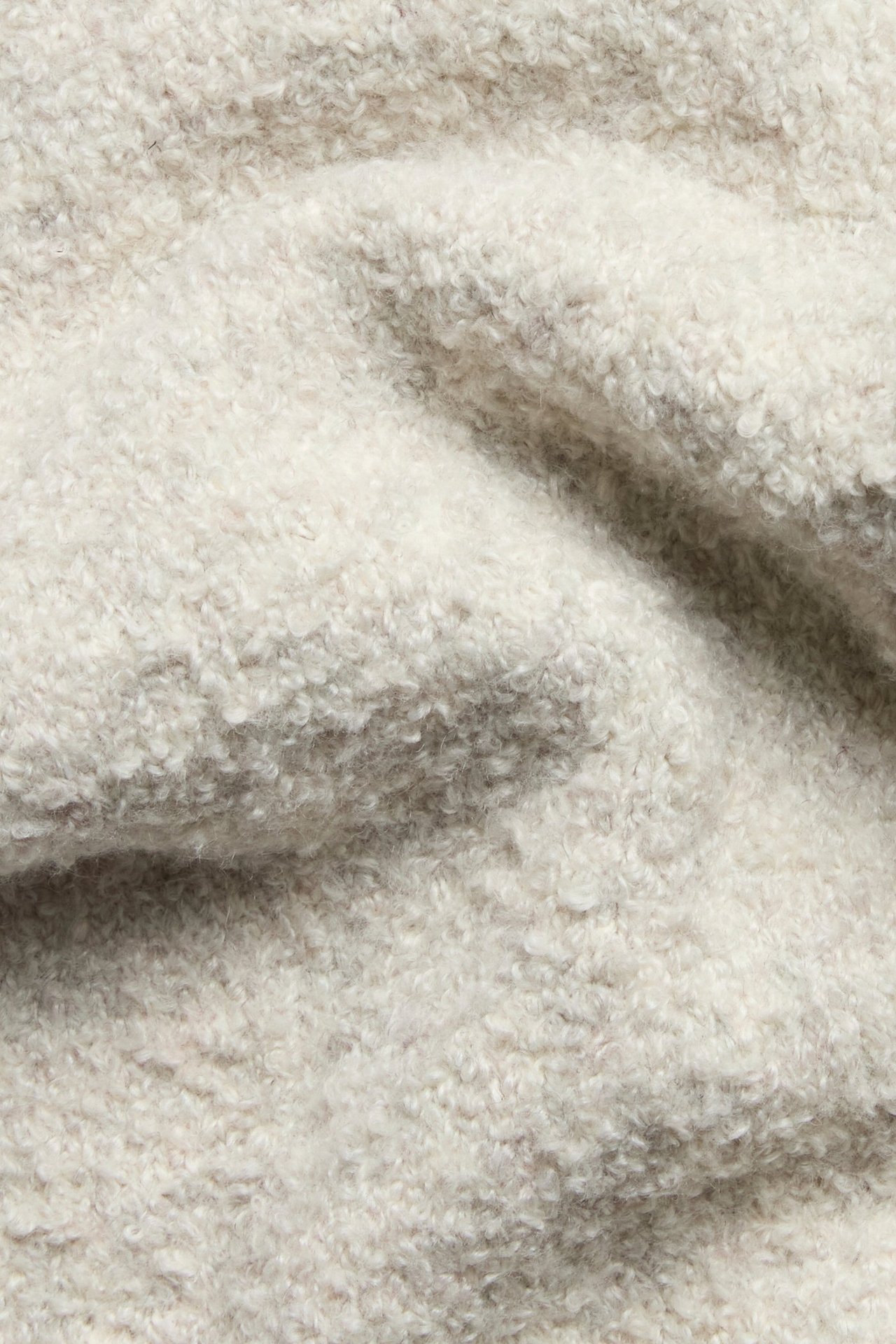 Boucléstrikkede leggings