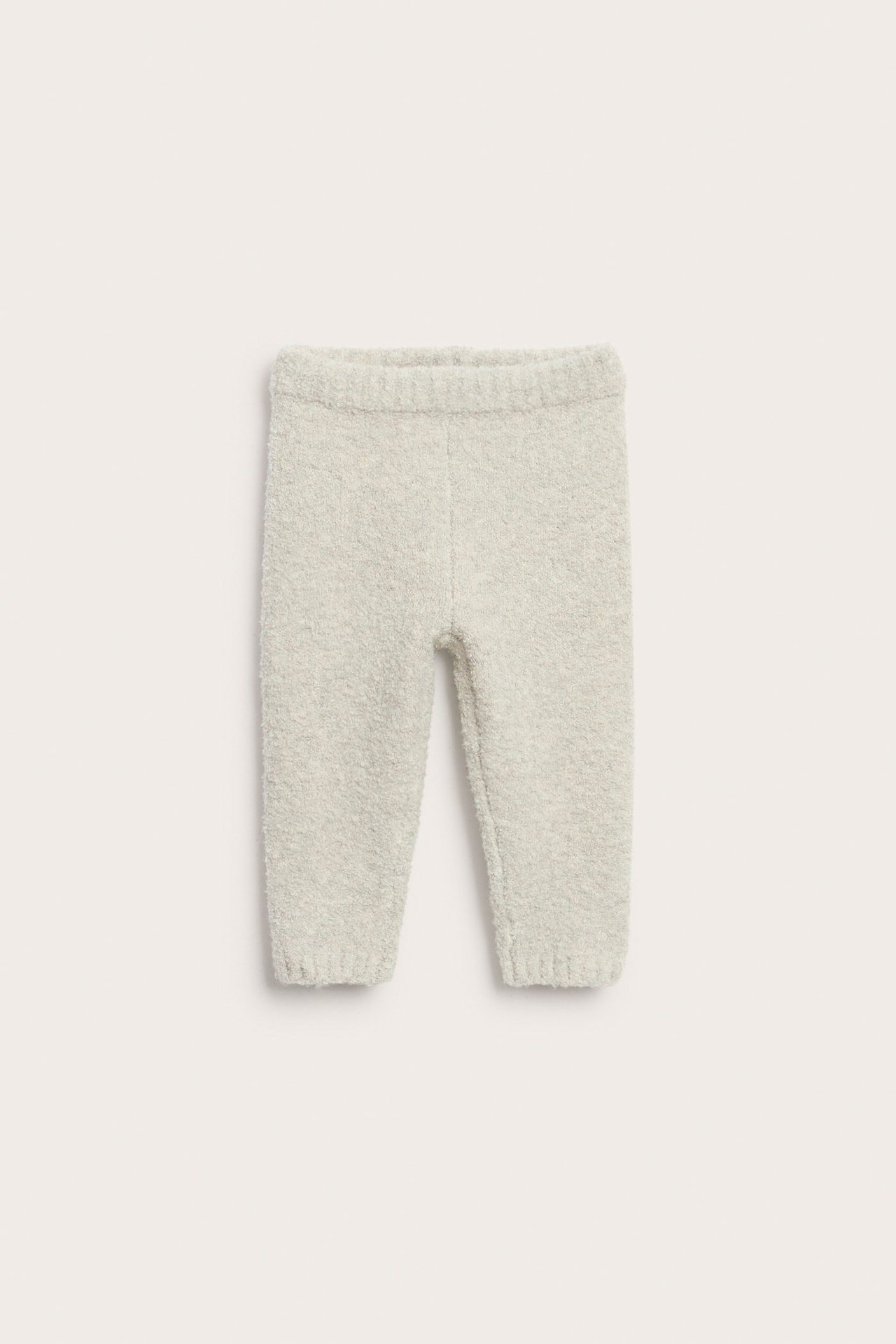 Boucléstrikkede leggings