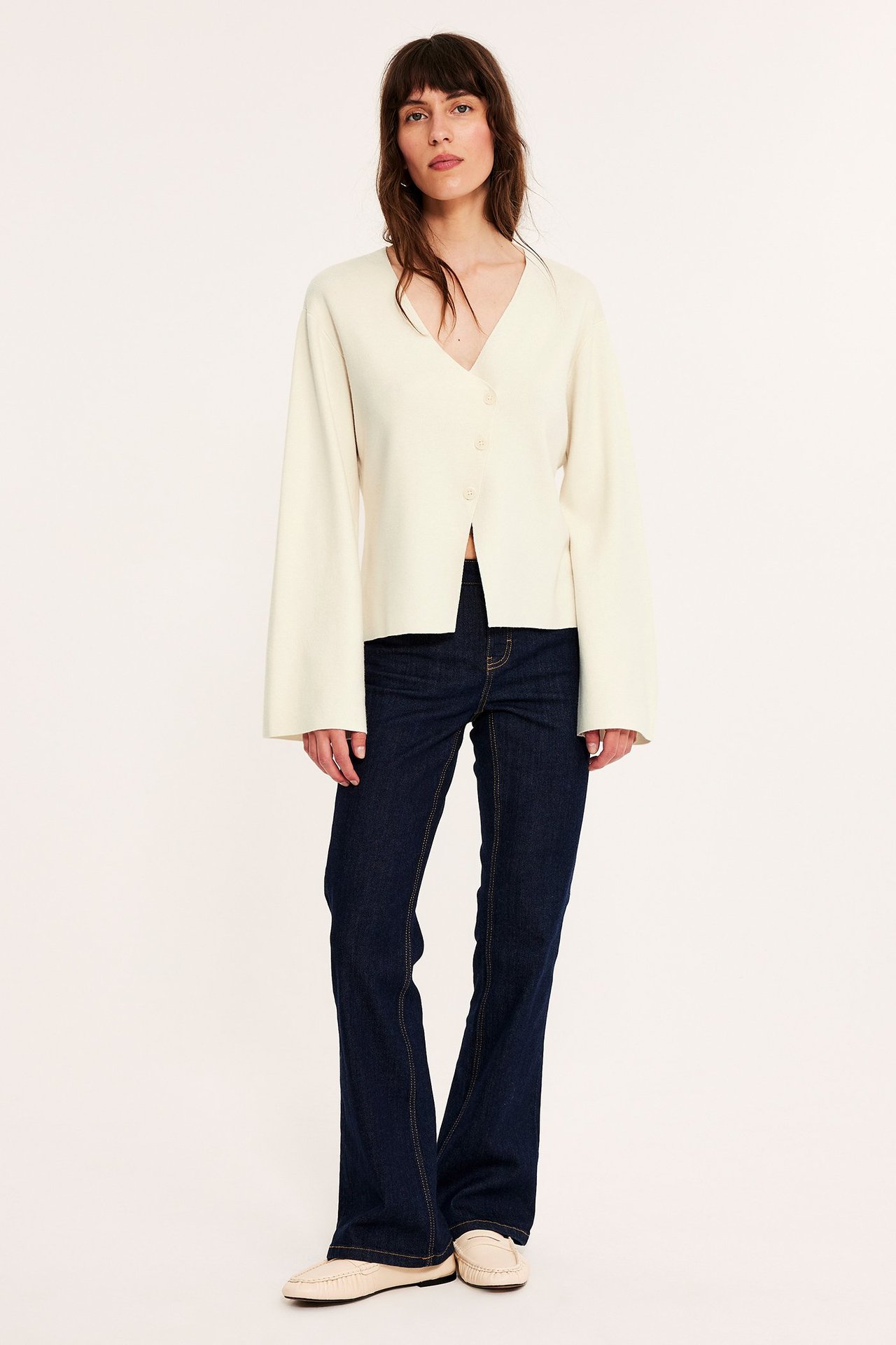 Stickad cardigan