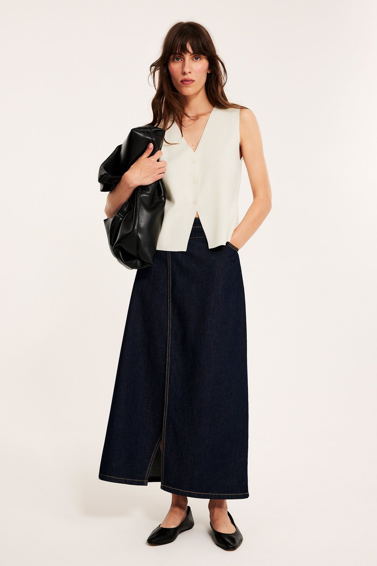 Strikket vest