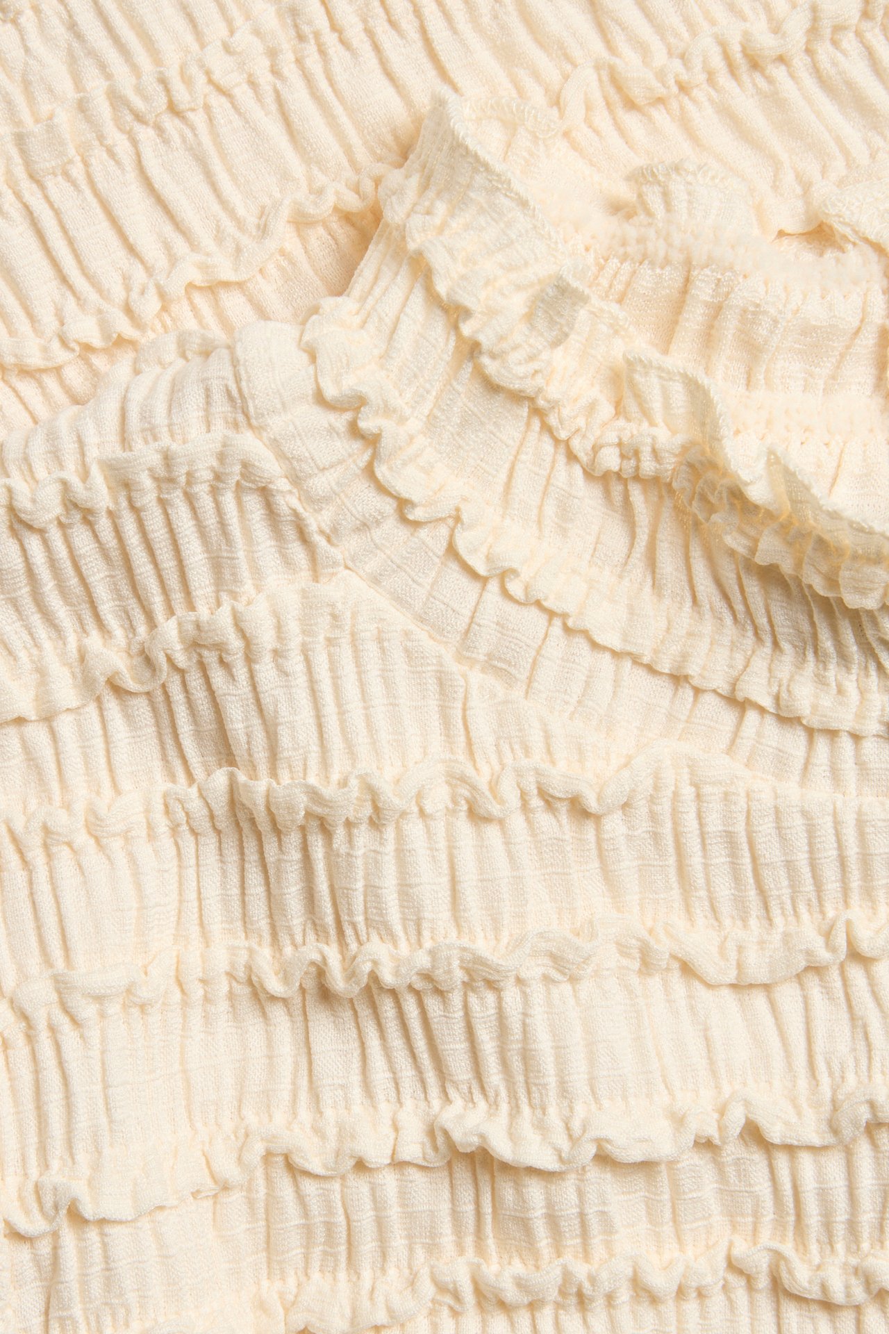 Topp med struktur - Offwhite - 5