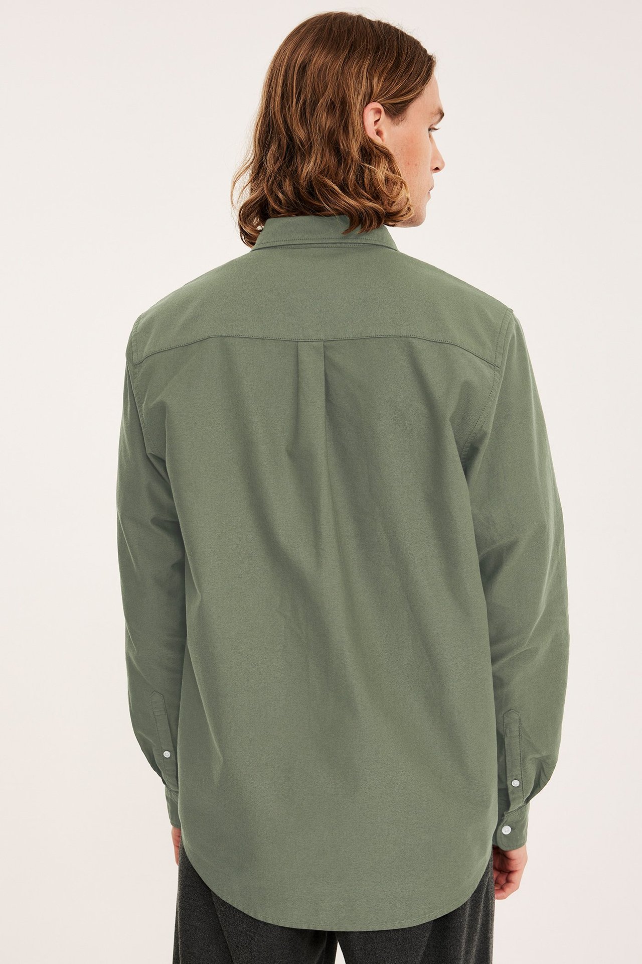 Oxfordskjorte regular fit - Grønn - 6