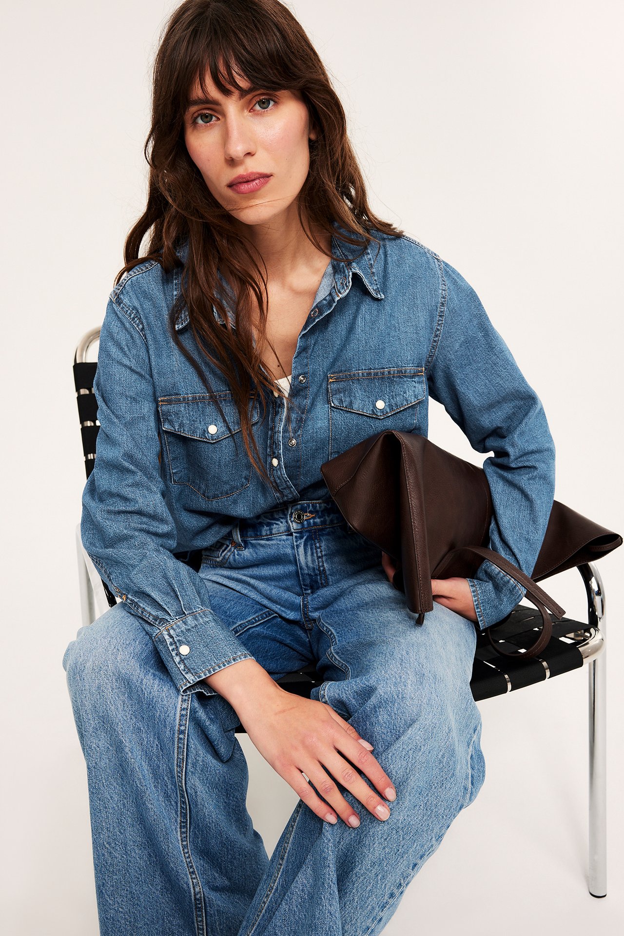 Jeansskjorte - Denim - 4