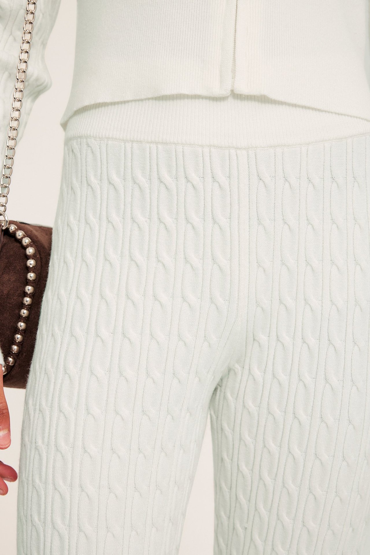 Kabelstrikkete bukser