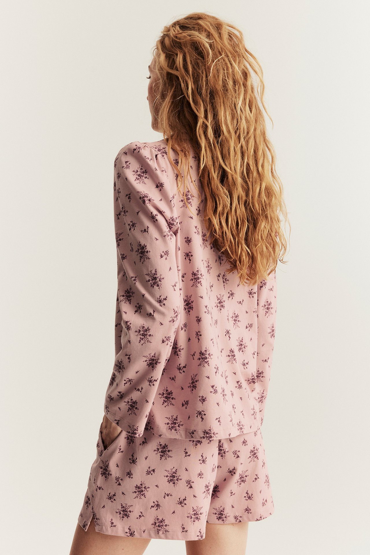 Blomstrete pyjamas Newbie Woman - Rosa - 180cm / Storlek: S - 5