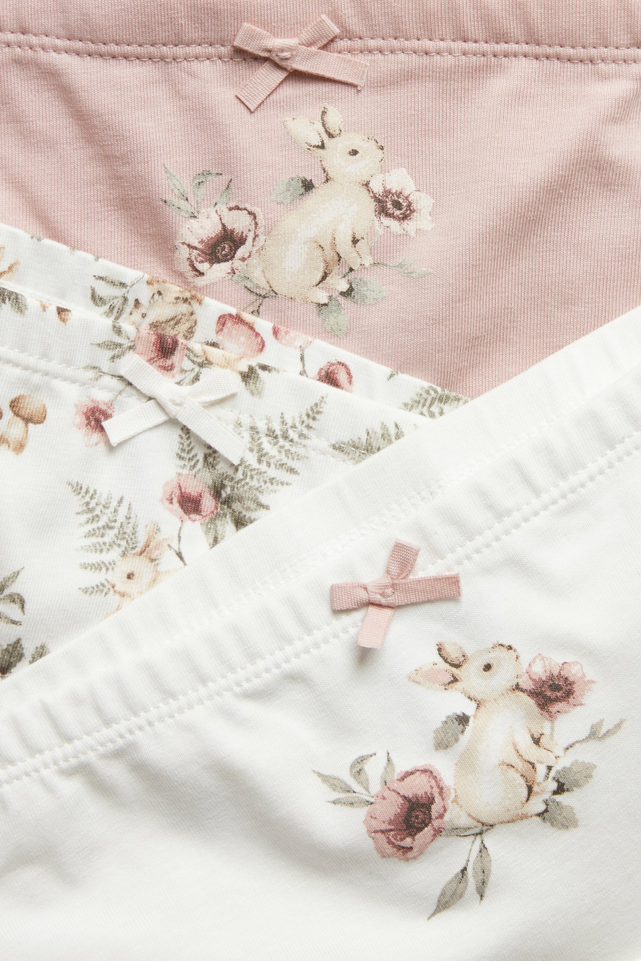 Boxertrosor 3-pack med rosett - Offwhite - 1