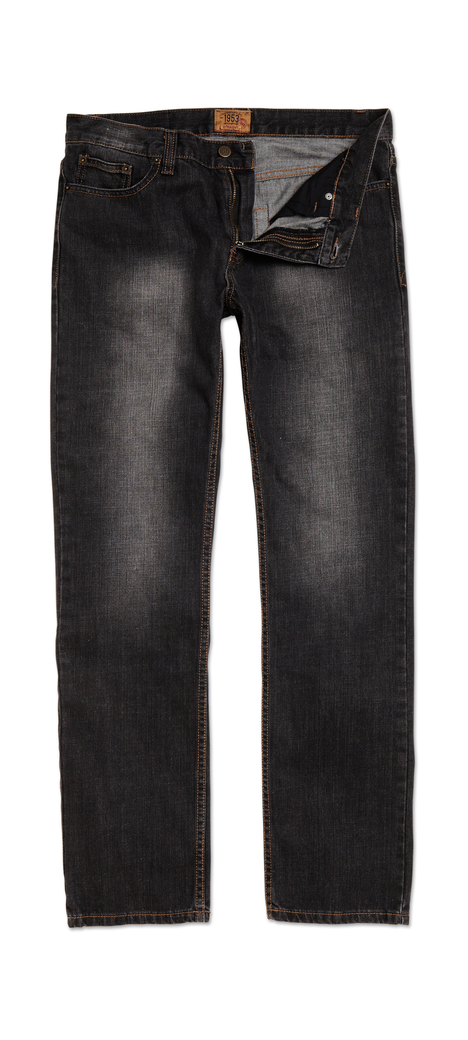 Farkut straight fit - Pesty musta denim - 2