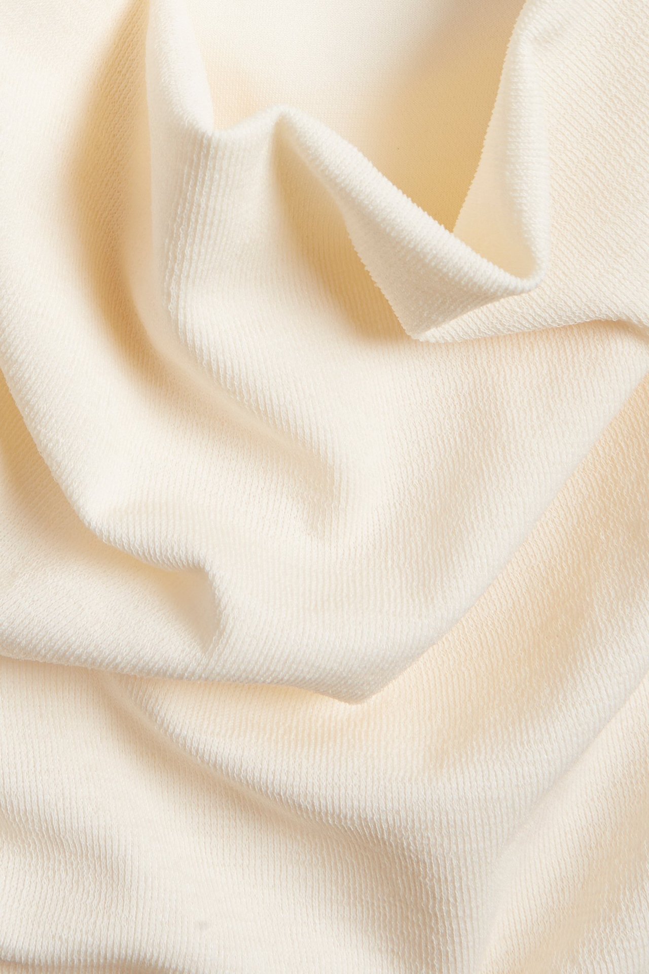 Linne med drapering - Offwhite - 3