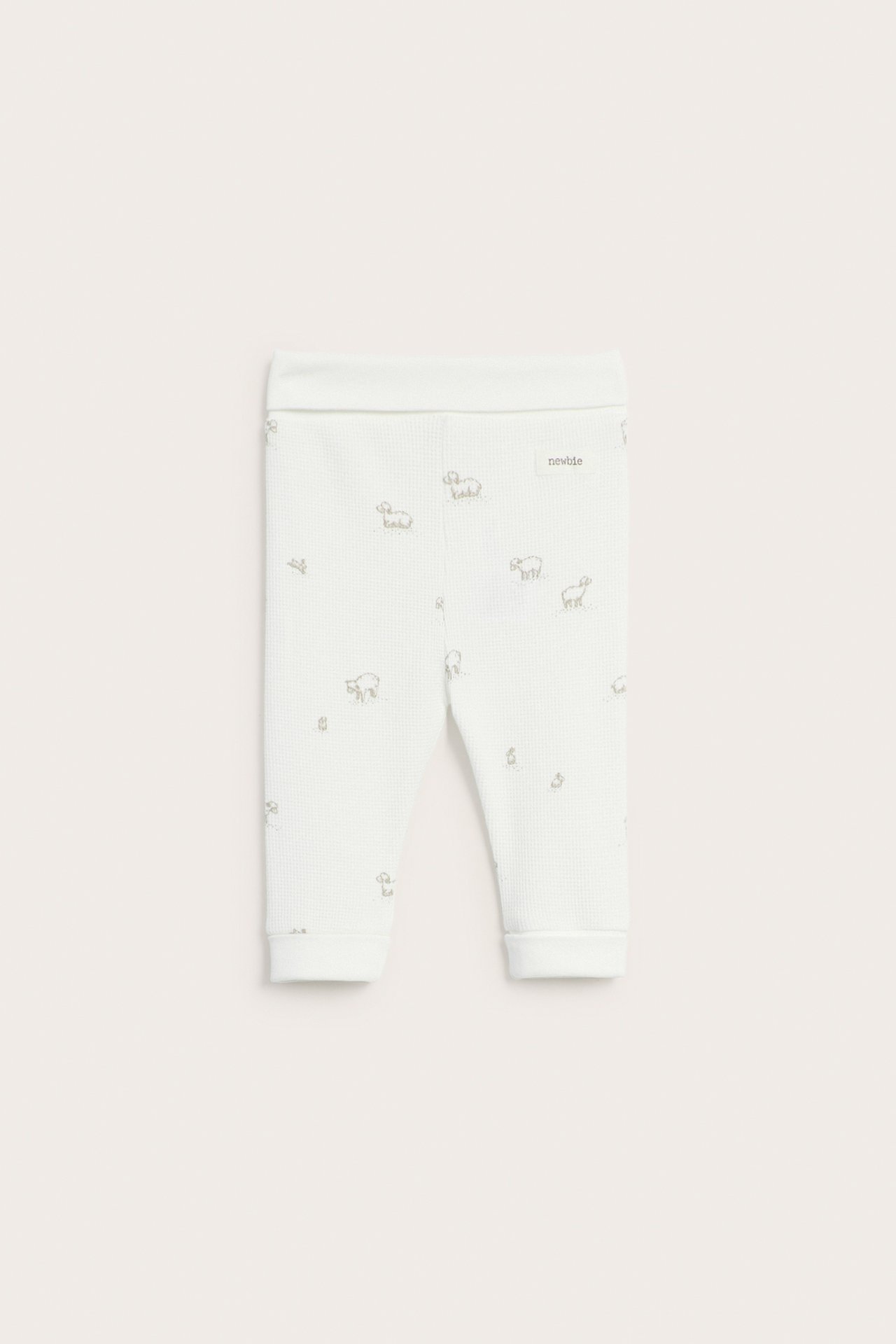 Våfflade leggings med lamm