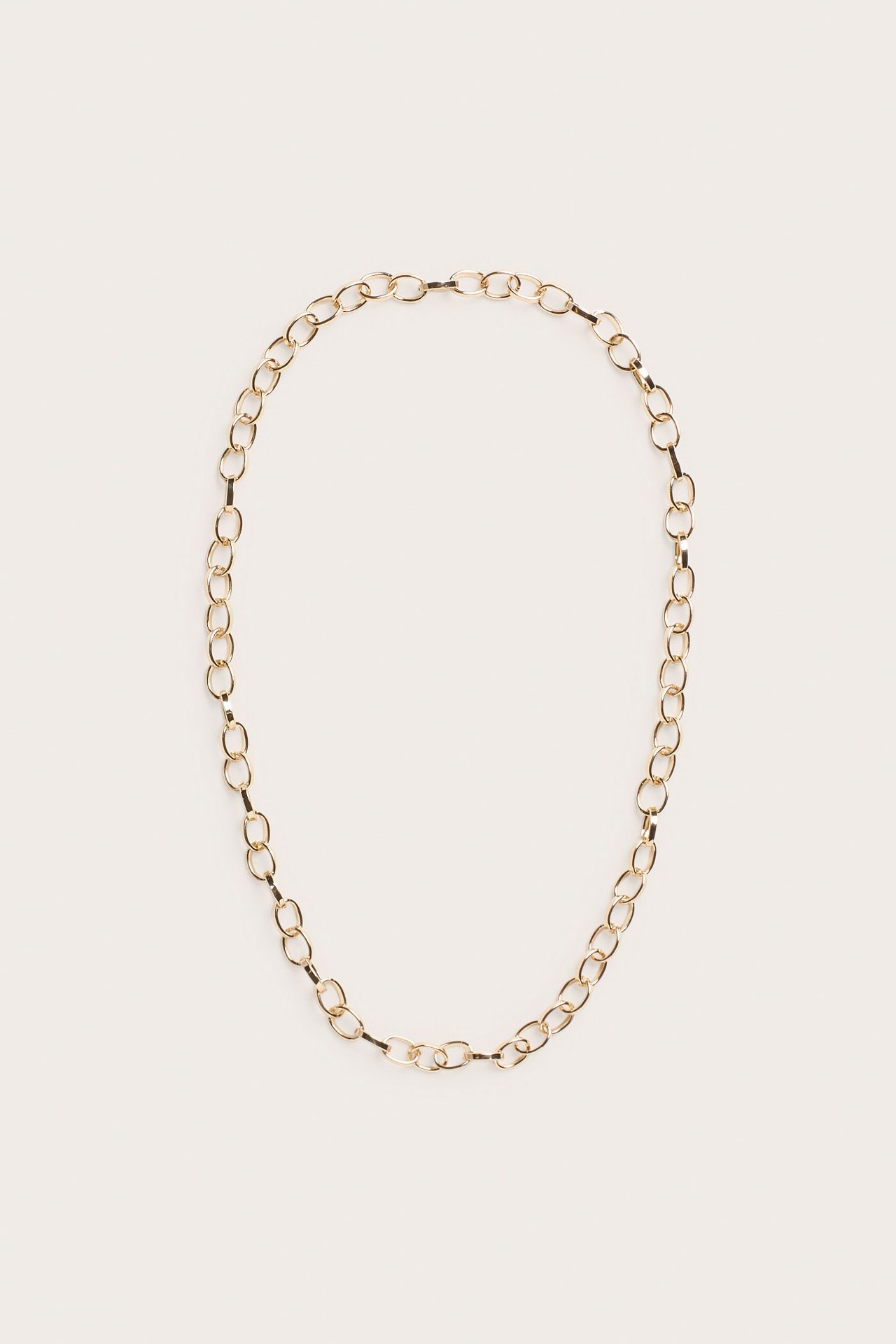 Halsband med stora länkar