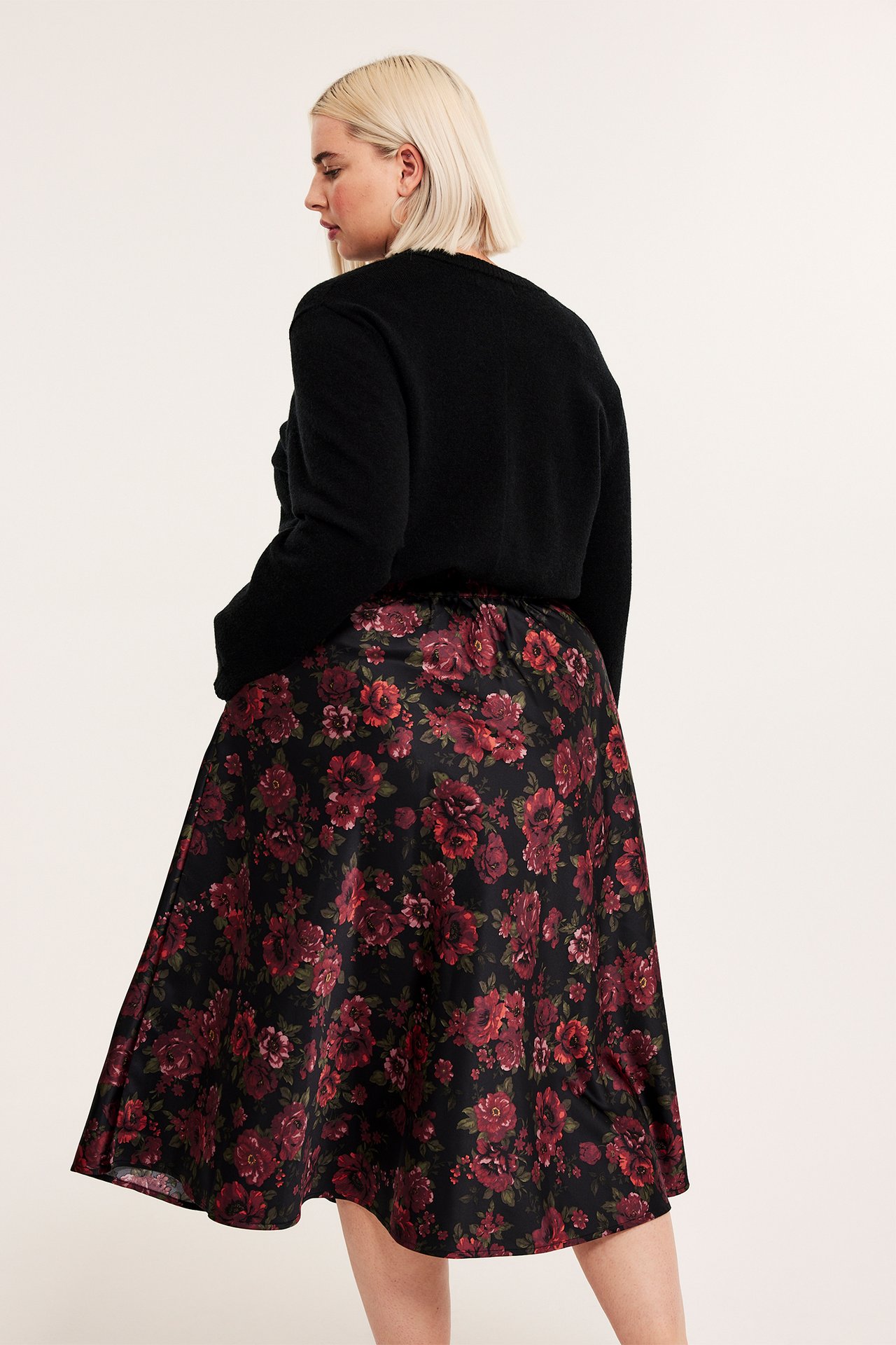 Midihame - Viininpunainen - 175cm / Storlek: XL - 5