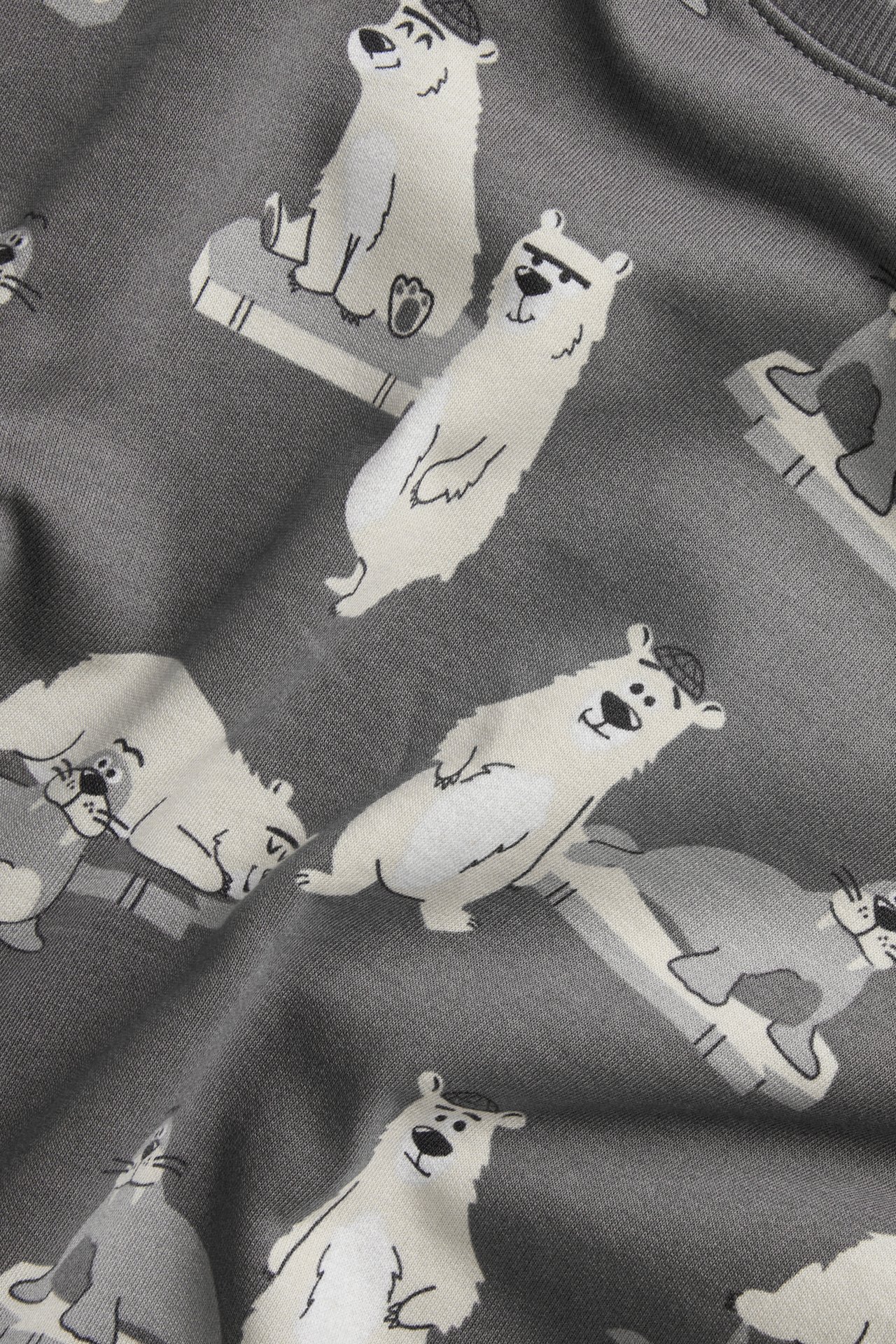 Mønstret sweatshirt