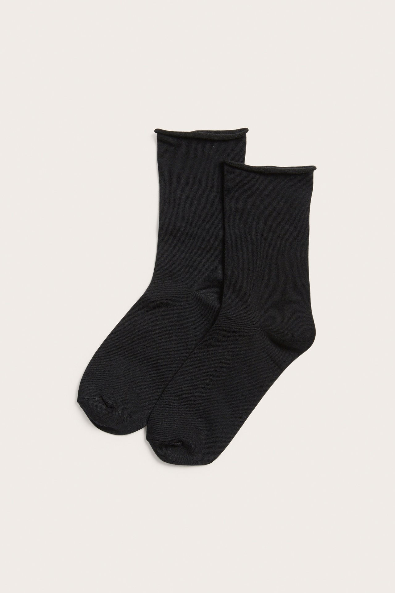 Strumpor med rullad kant 2-pack