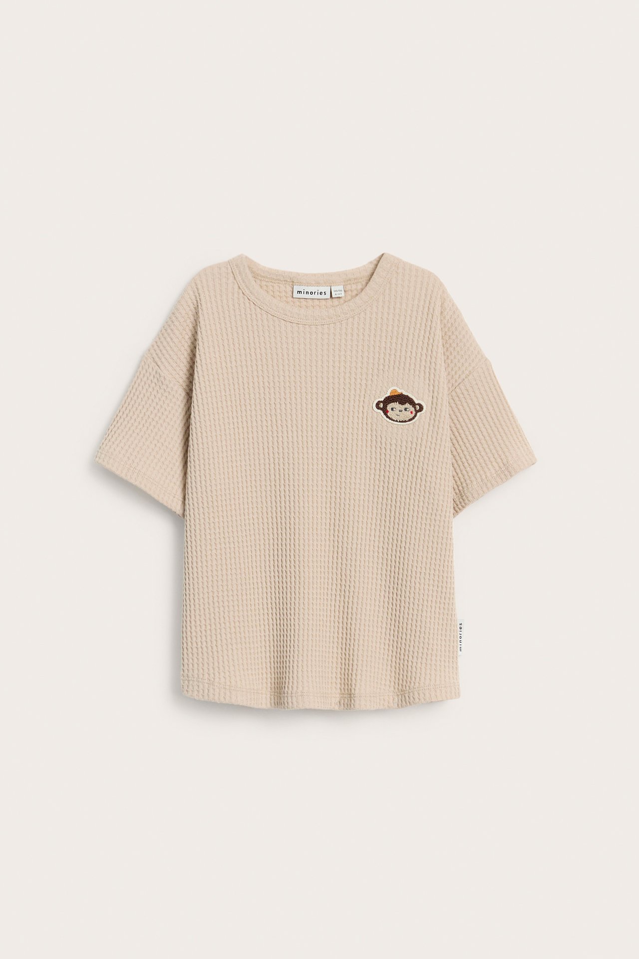 T-shirt o strukturze wafla