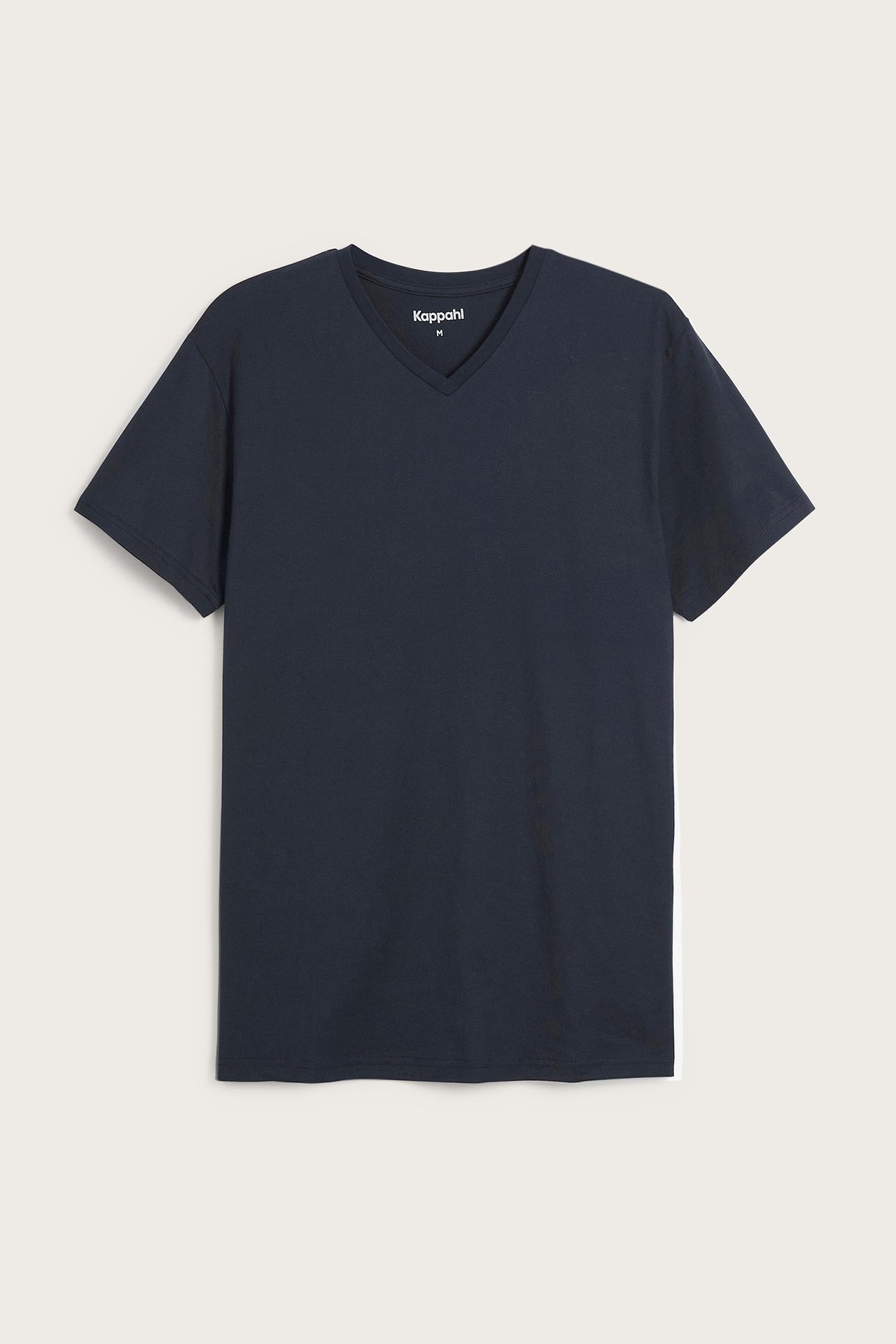 T-shirt z dekoltem w szpic