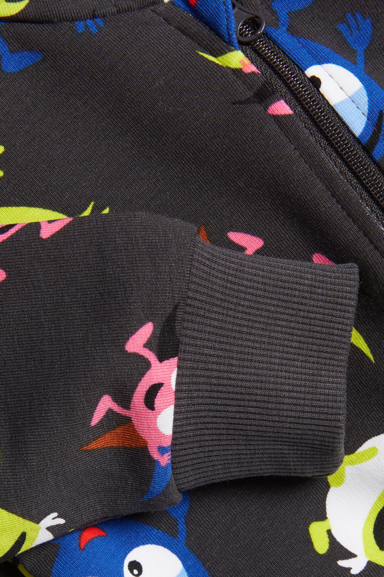 Sweatshirtoverall med huva Babblarna - Svart - 6