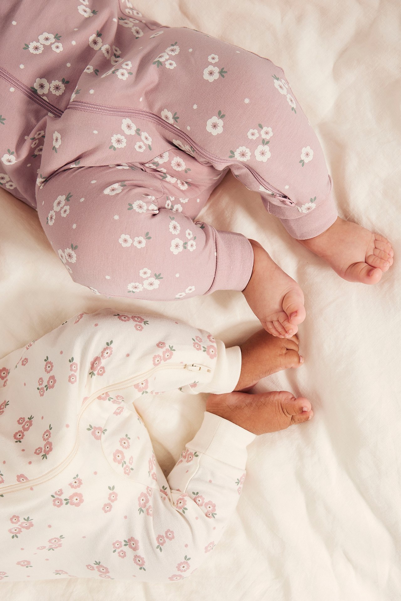 Småblommig pyjamas 2-pack