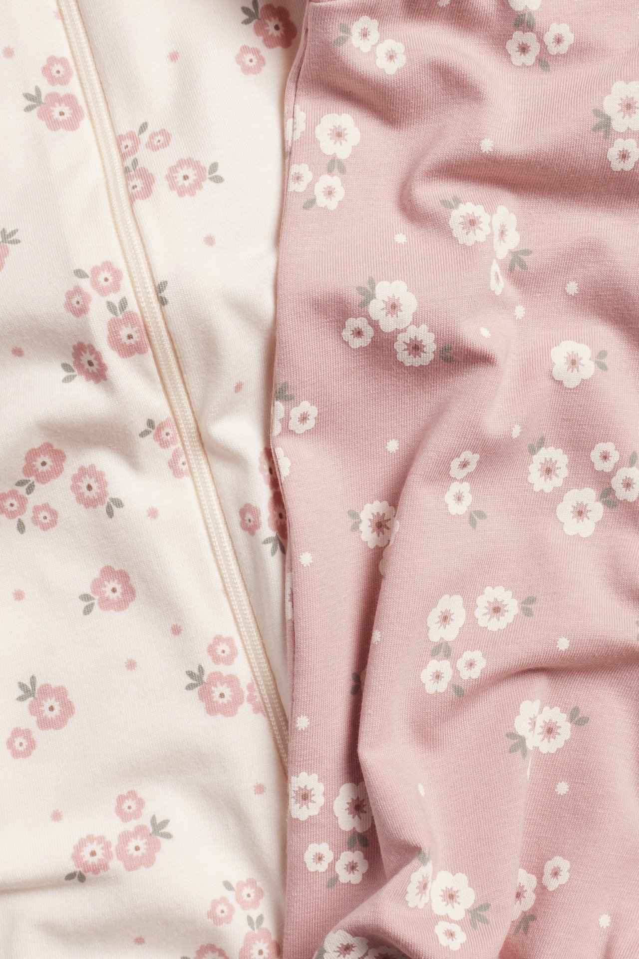 Småblommig pyjamas 2-pack - Rosa - 4