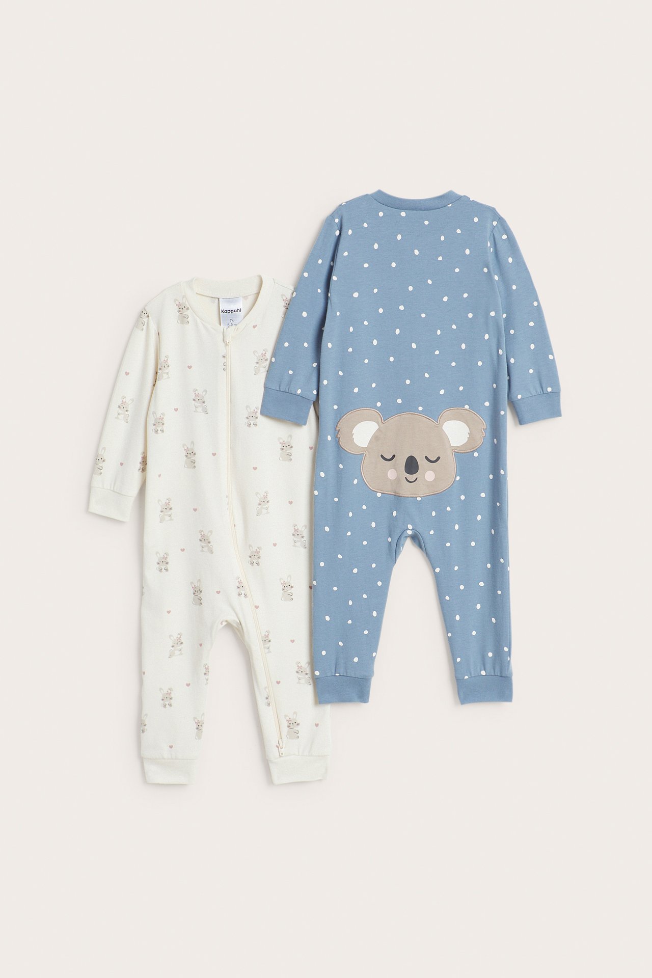 Pyjamas med kaniner 2-pack