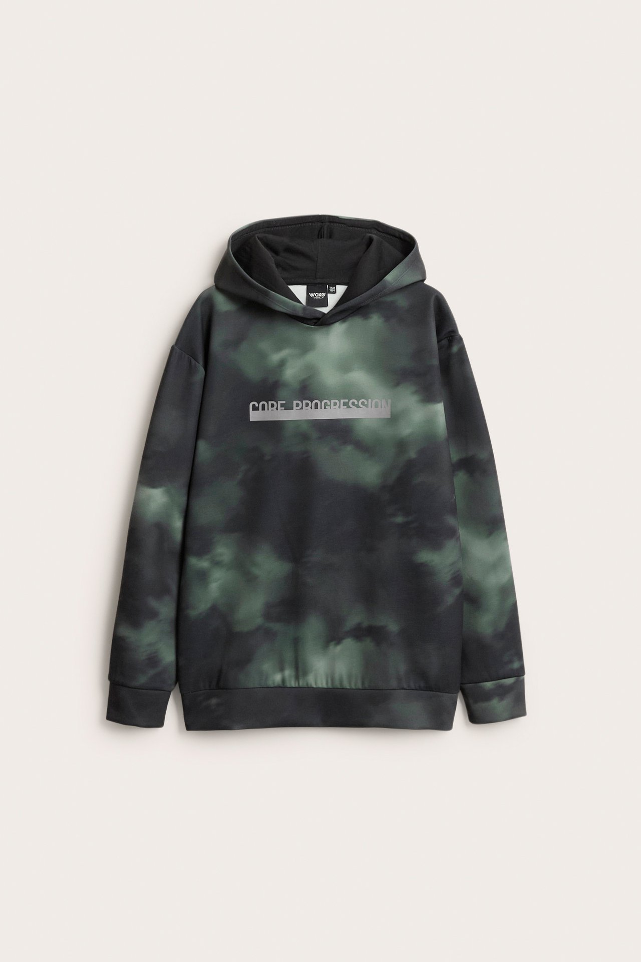 Mönstrad hoodie