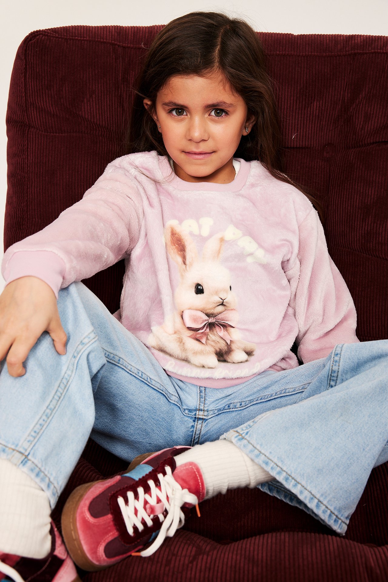 Pörröinen collegepaita