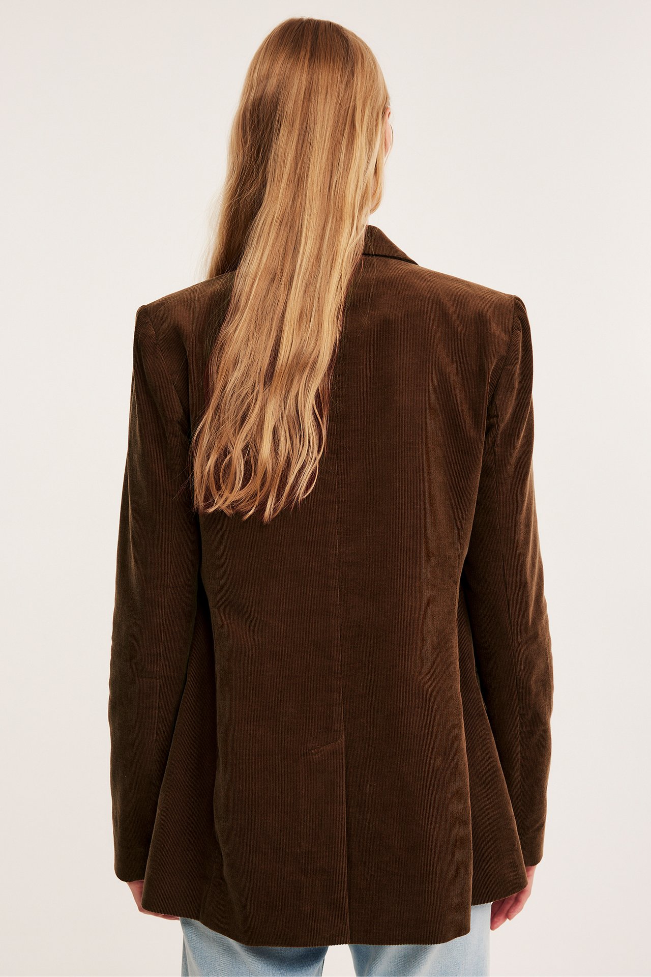 Dubbelknäppt kavaj - Brun - 175cm / Storlek: 38 - 5