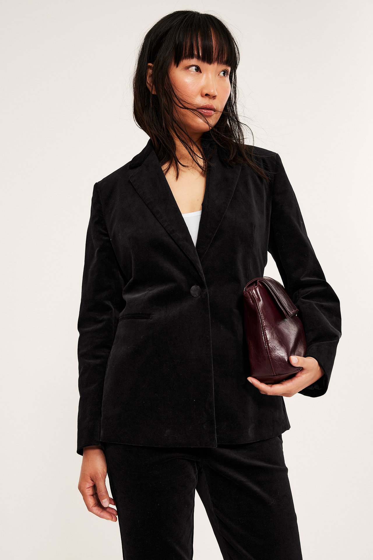 Blazer i fløyel