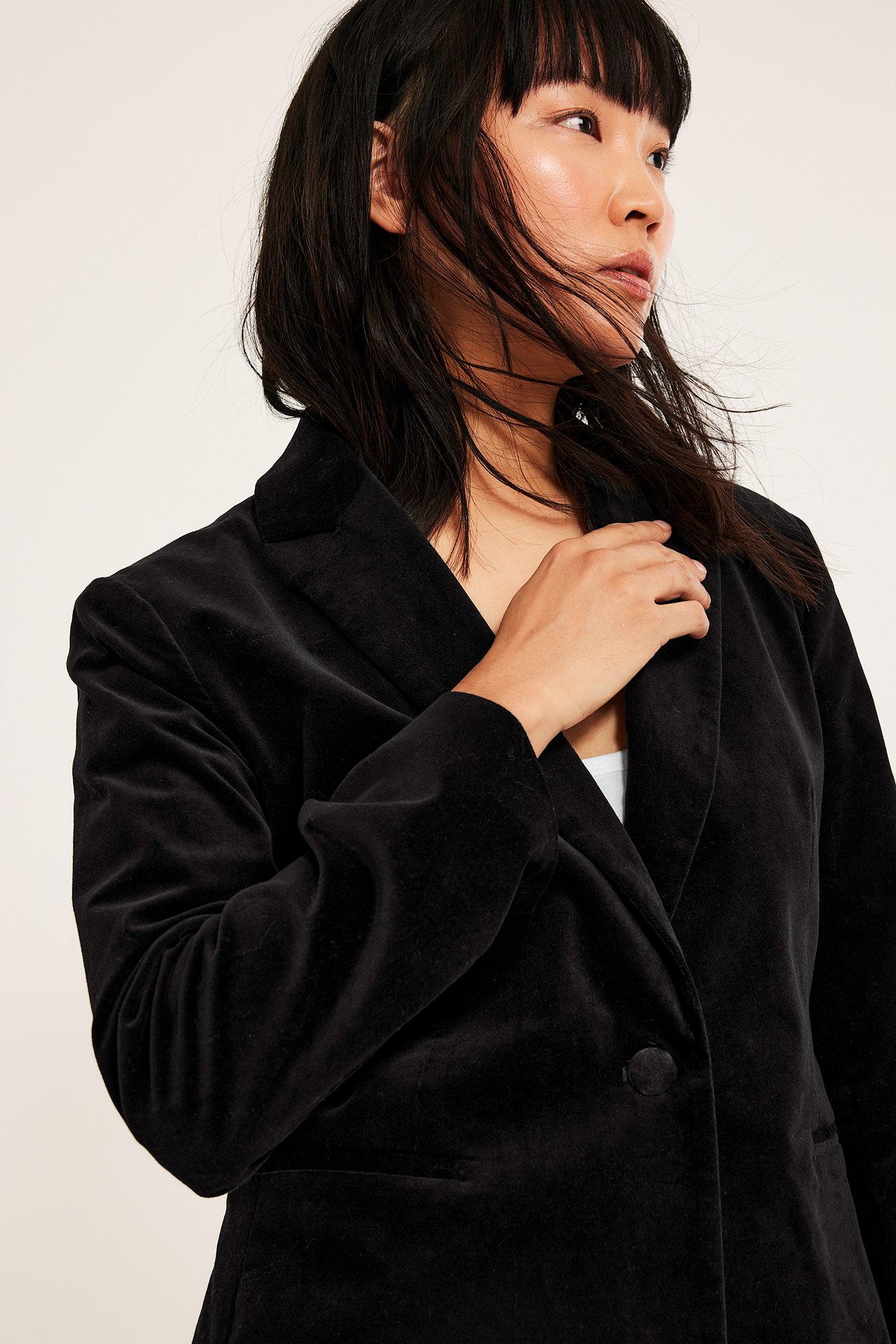 Blazer i fløyel