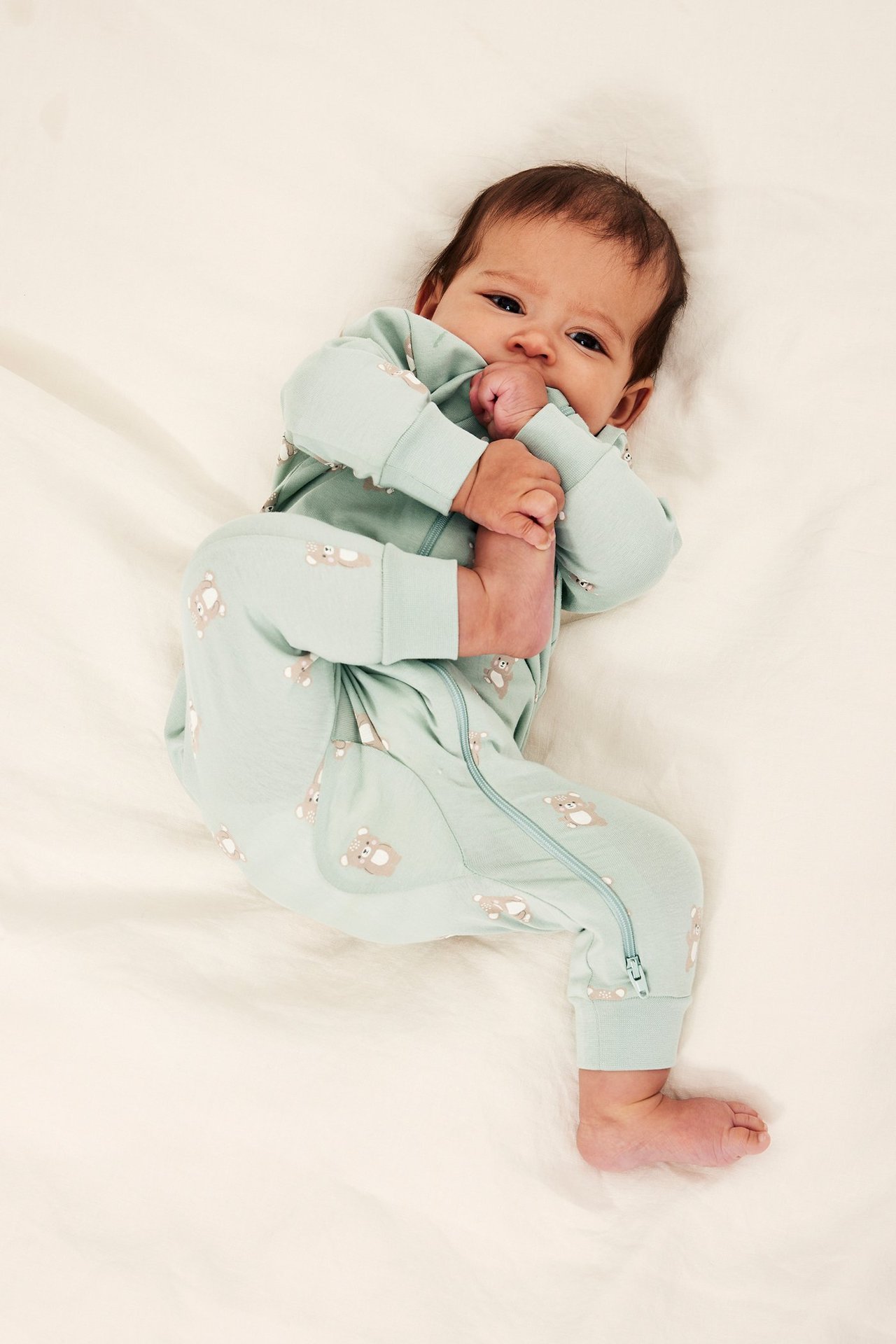2 kpl kuviollisia pyjamia - Vaaleanvihreä - 5