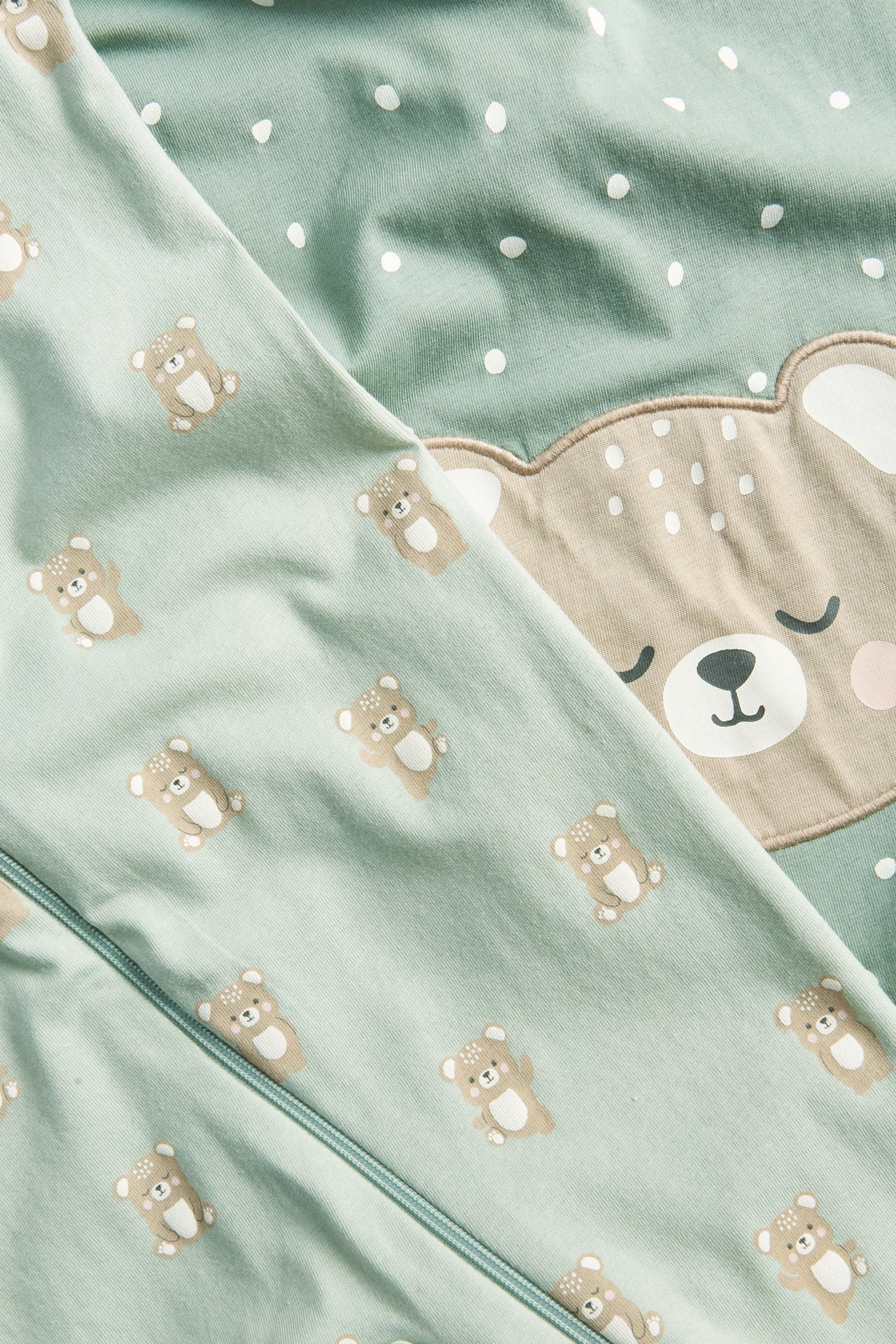 2 kpl kuviollisia pyjamia - Vaaleanvihreä - 6