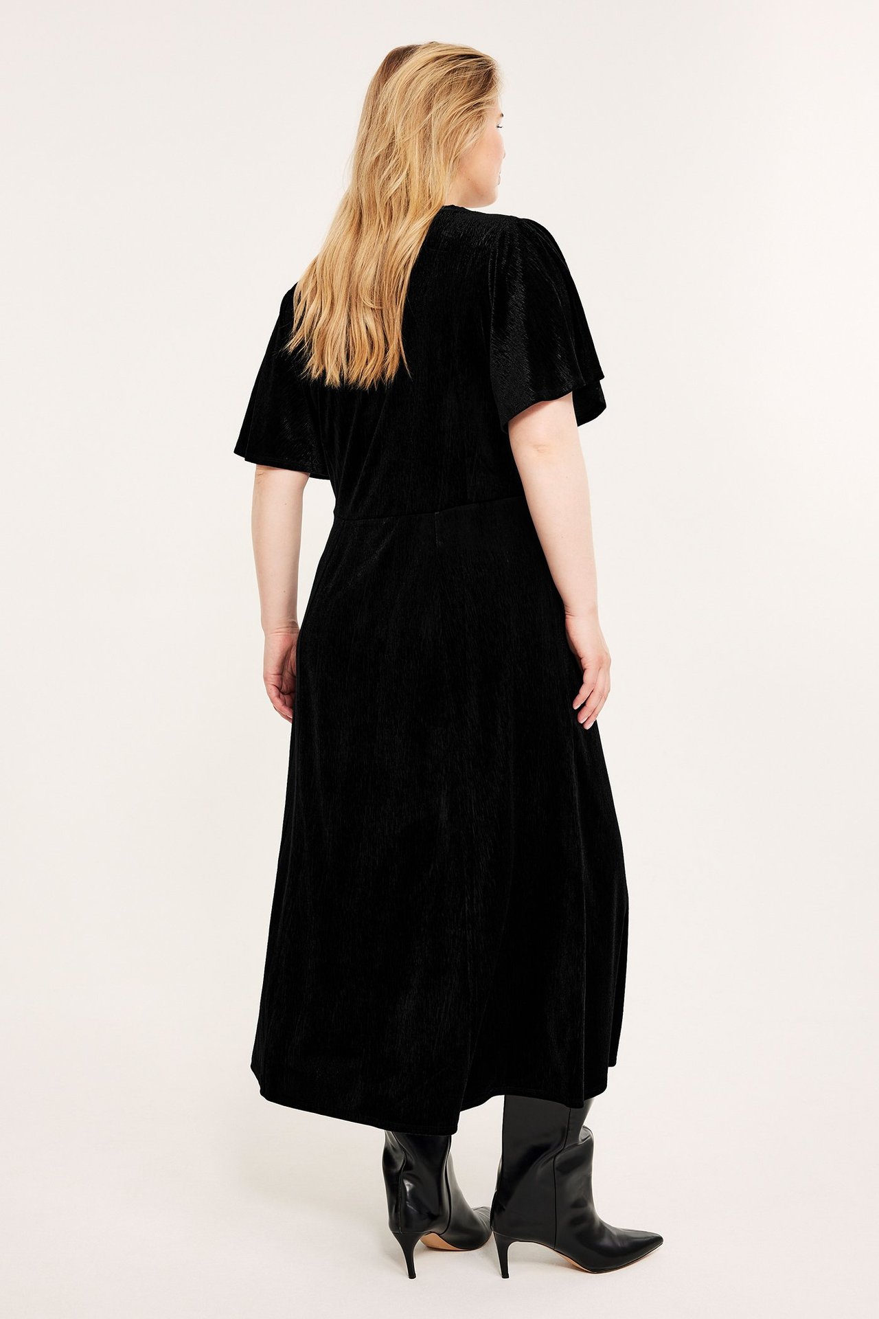 Lang kjole - Svart - 176cm / Storlek: XL - 6