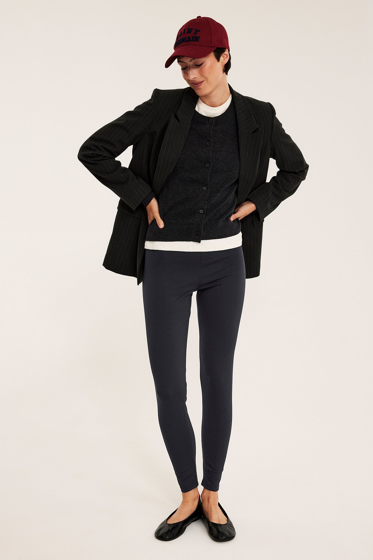 Leggings med hög midja