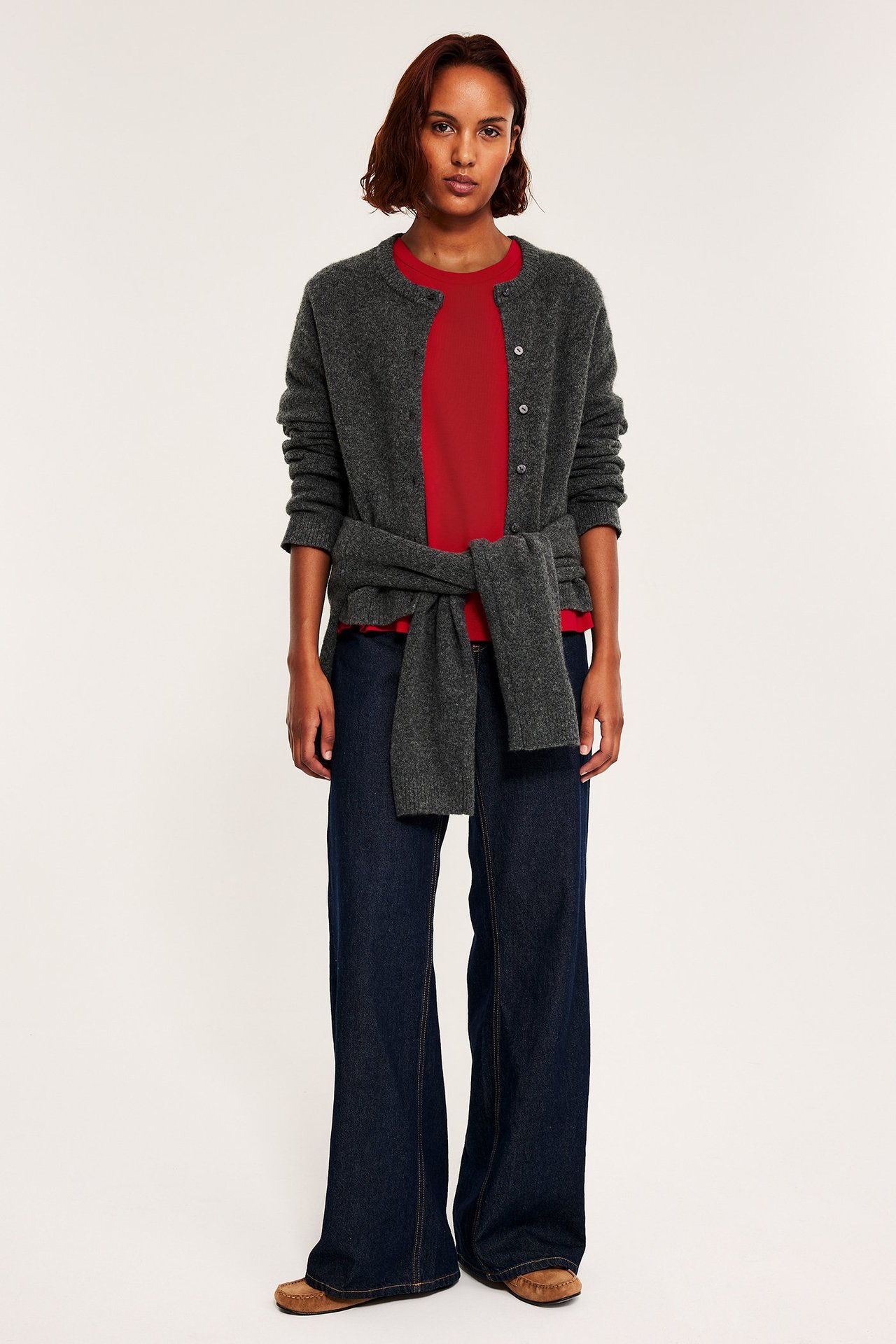 Oversized t-shirt - Röd - 4