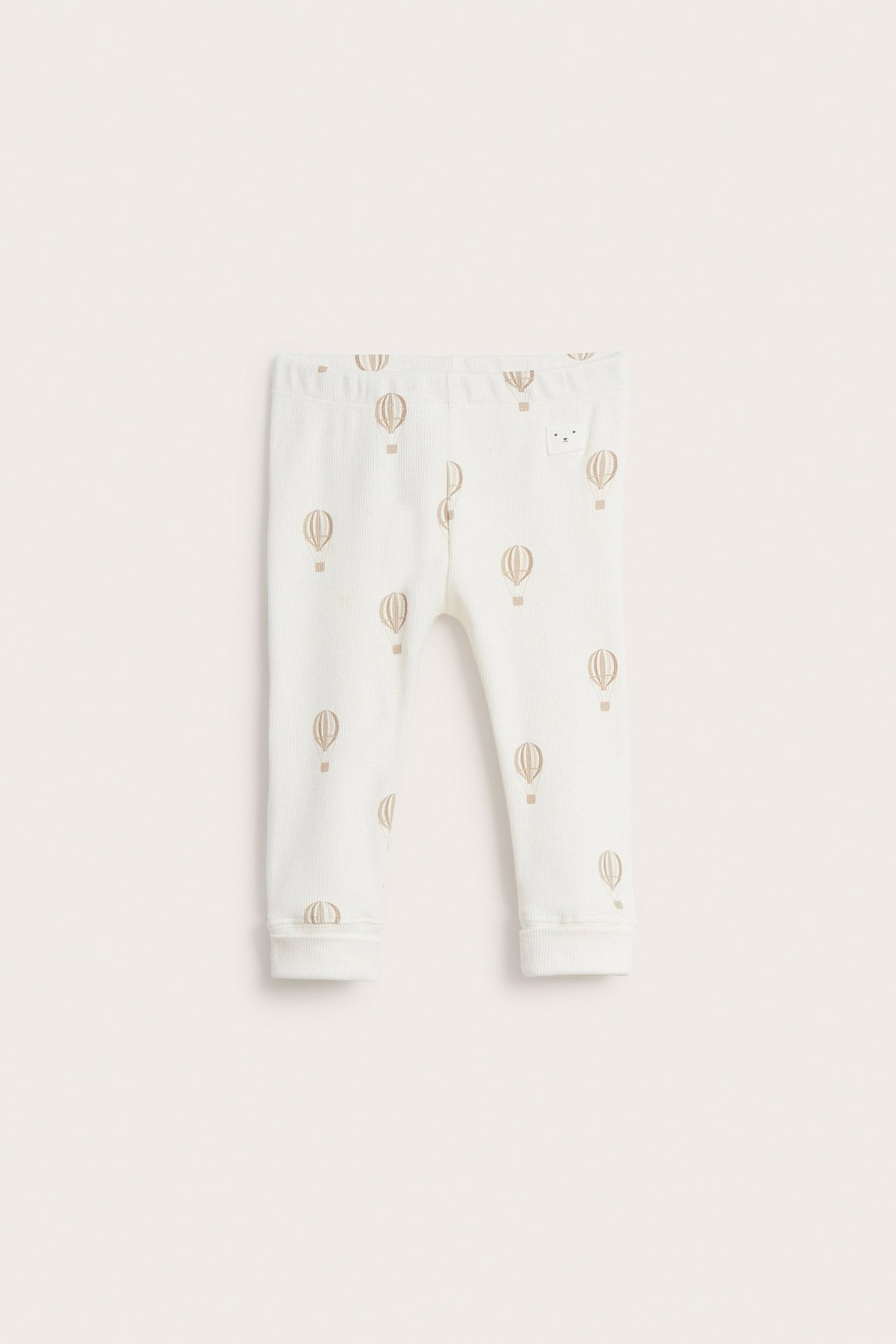 Prążkowane legginsy
