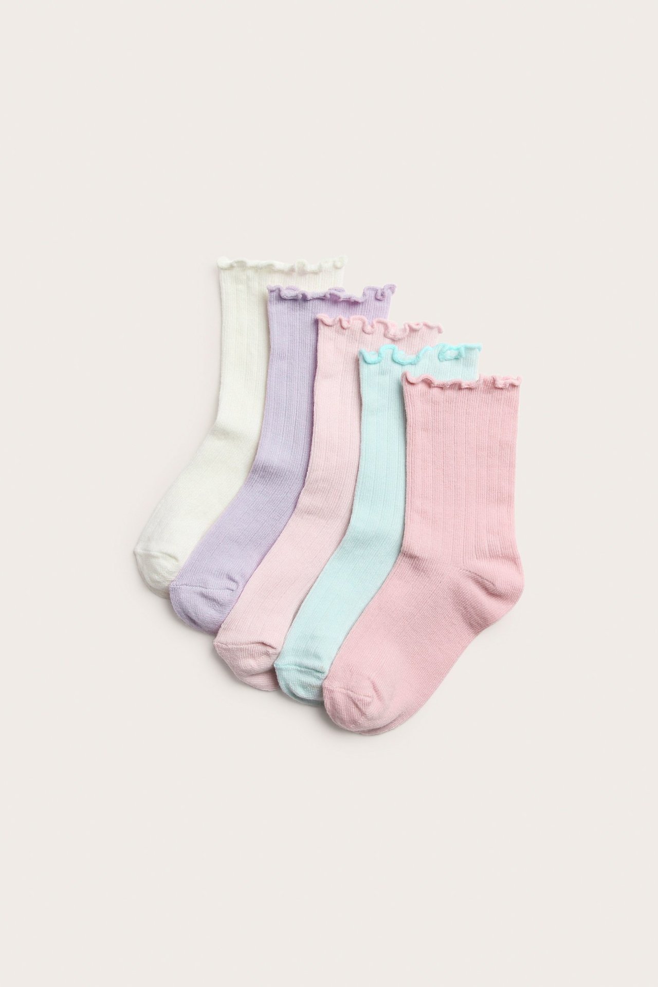Ribbade strumpor 5-pack