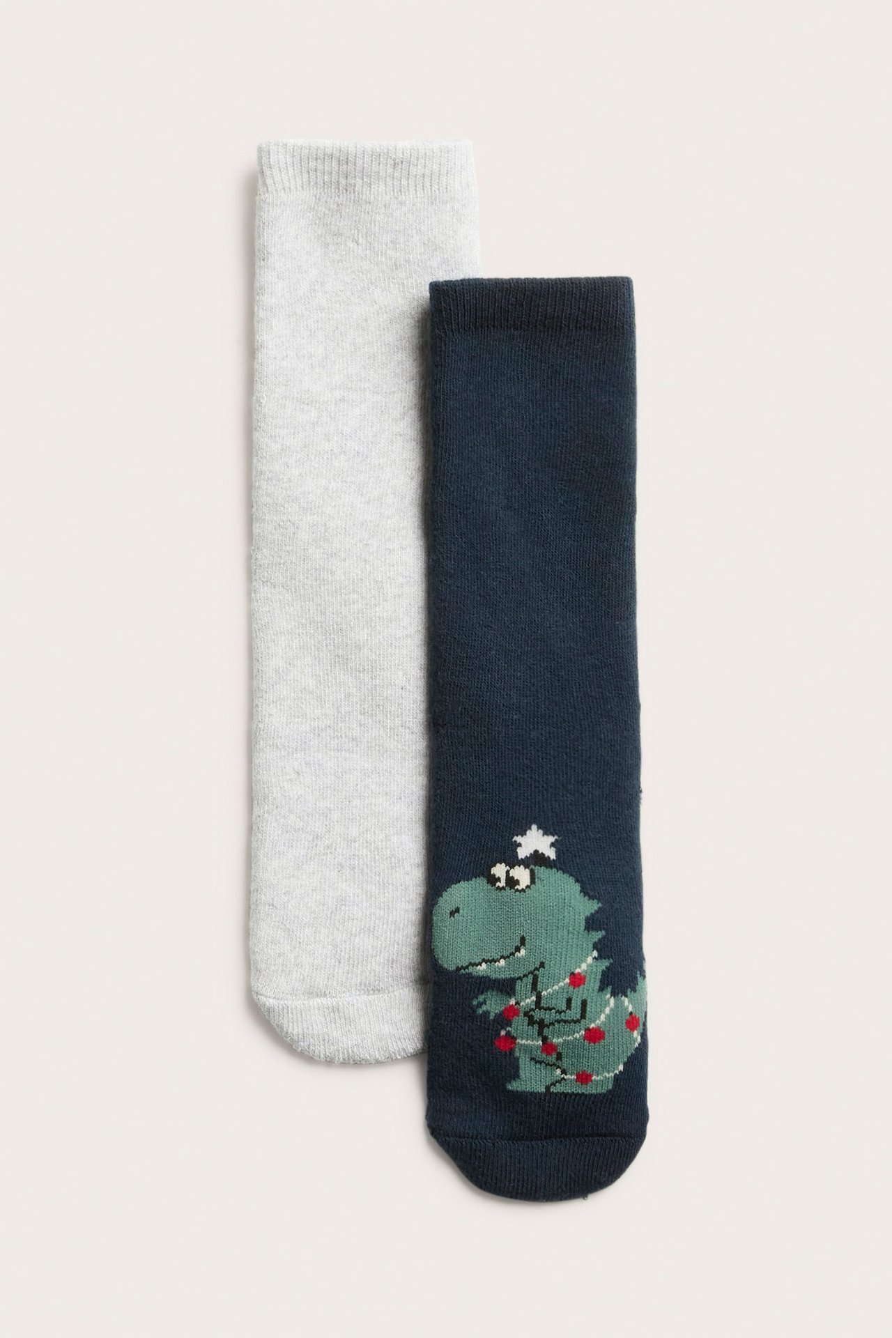 Strumpor med julmotiv 2-pack
