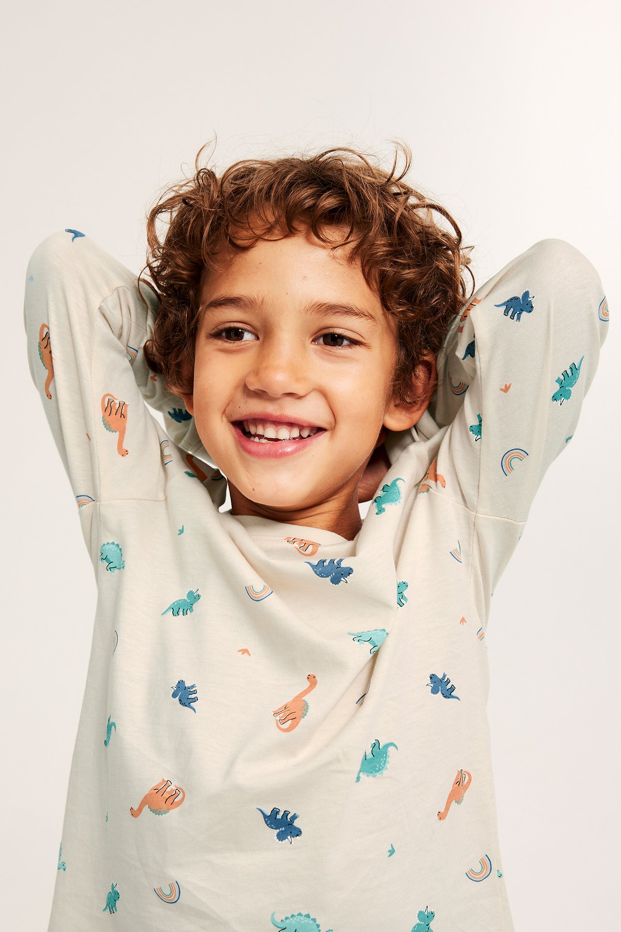 Pyjamat, joissa dinosauruskuviointi, 2-pack