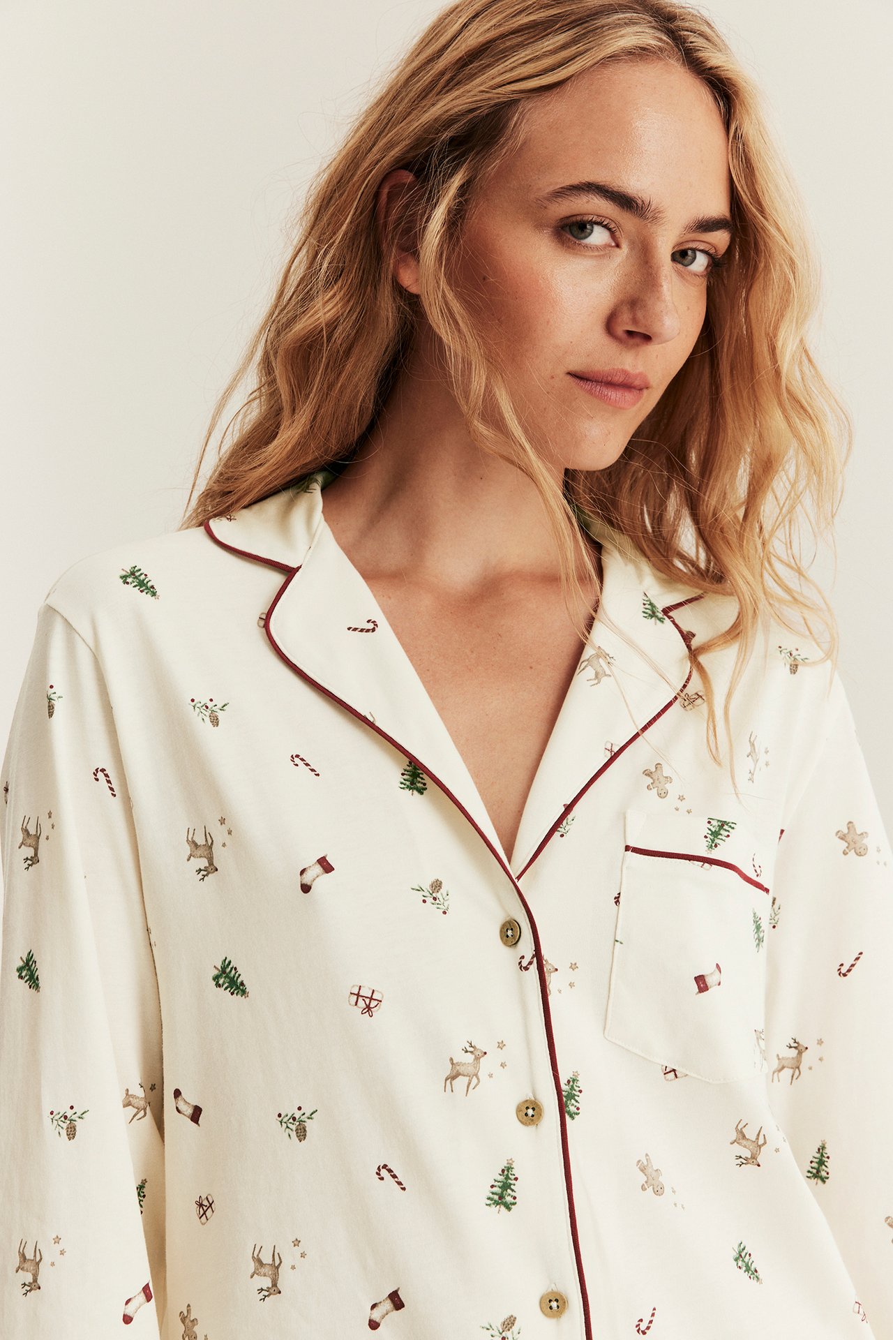 Julpyjamas Newbie Woman - Offwhite - 4