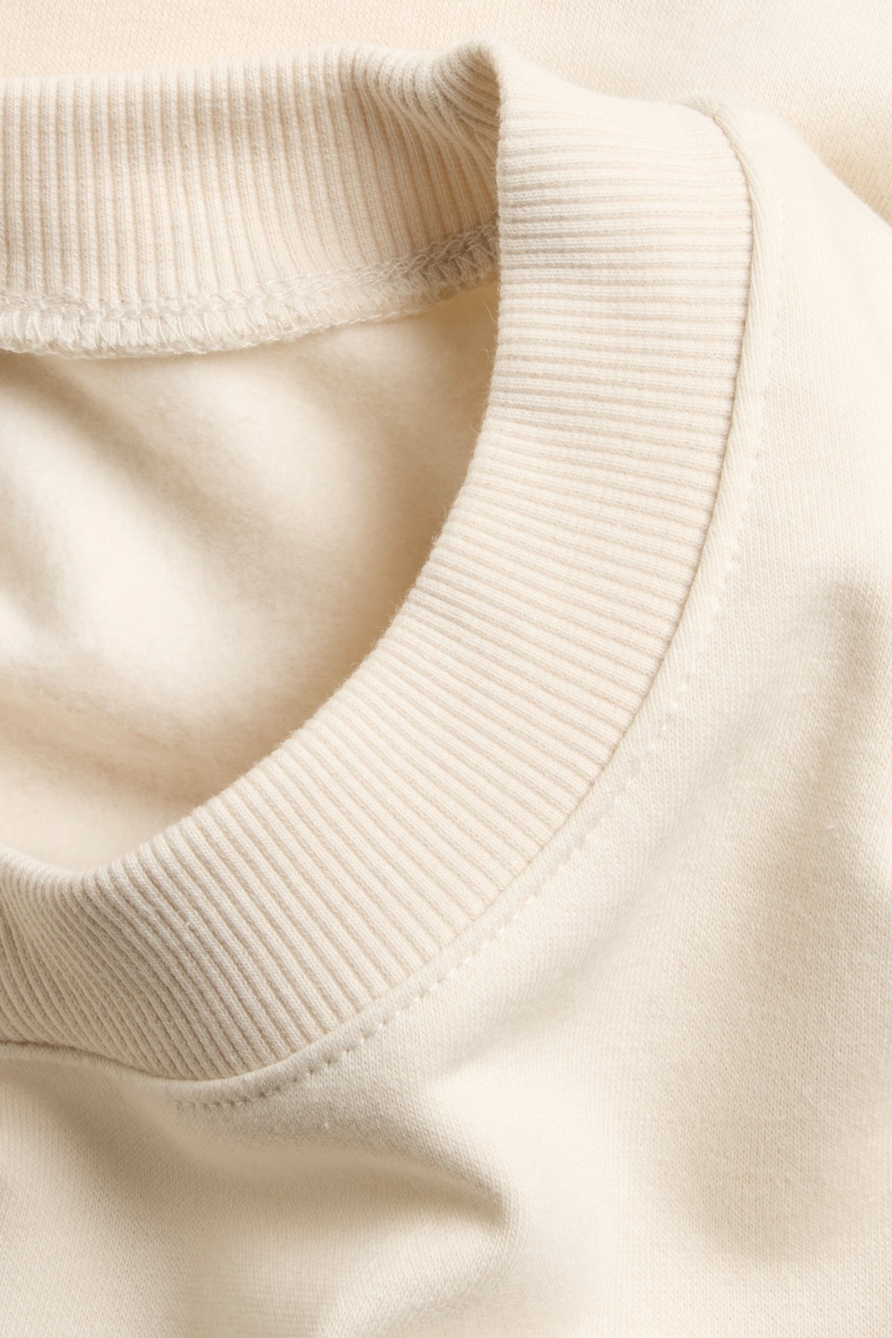 Kortärmad tröja - Offwhite - 4