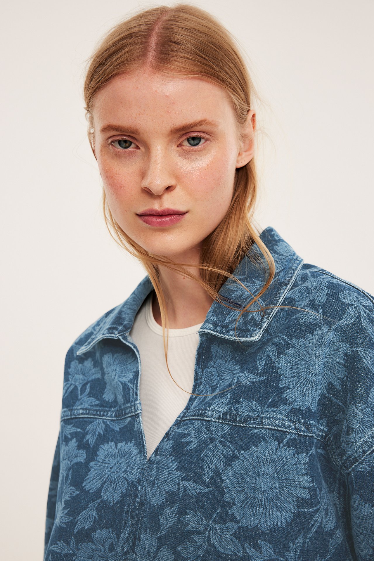 Jeansblus - Denim - 4