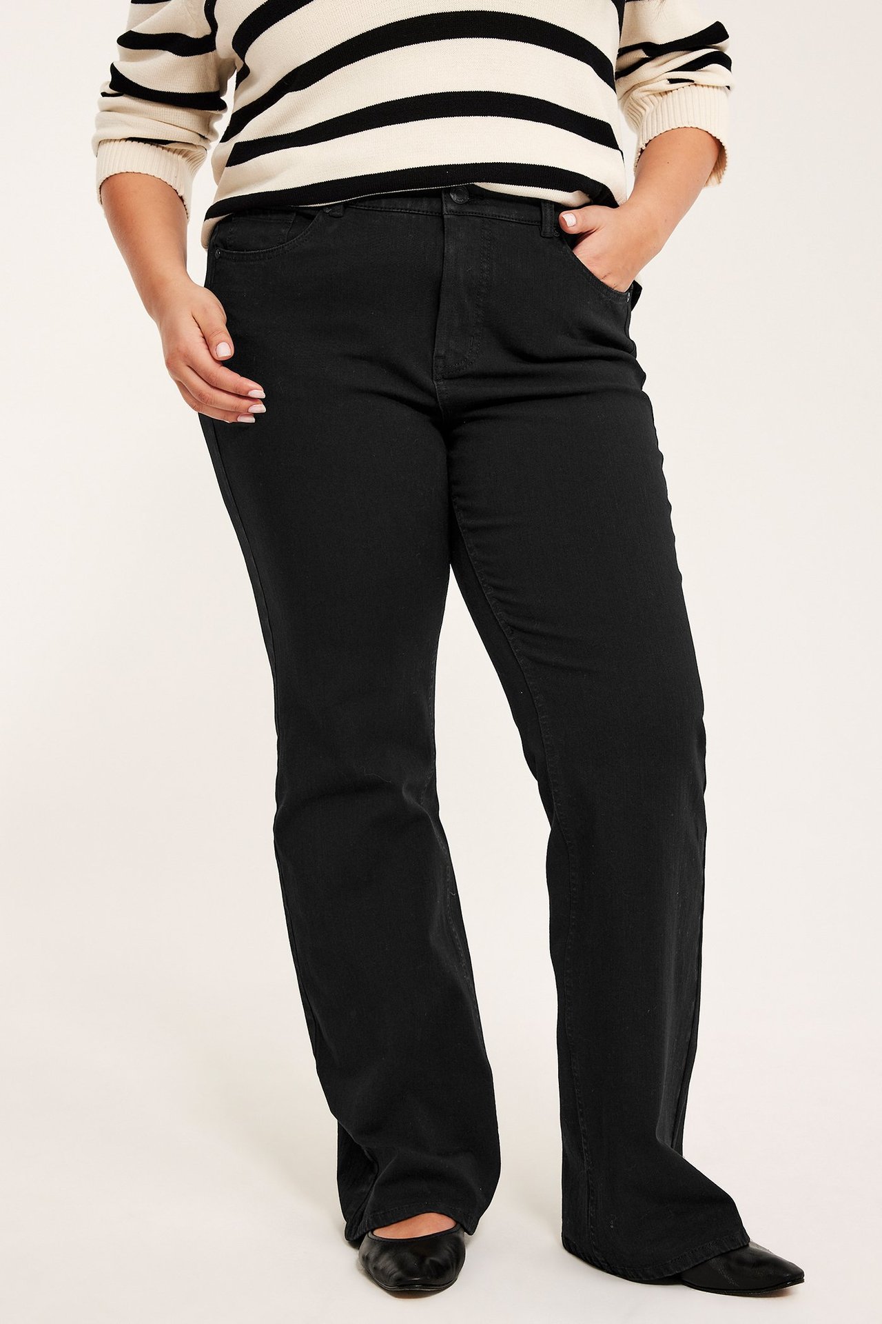 Bootcut jeans high waist