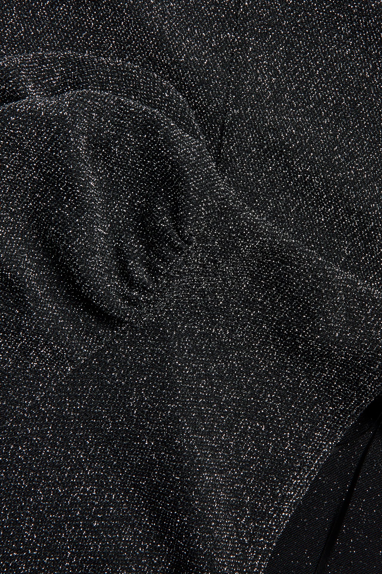 Kort klänning med glitter - Svart - 5