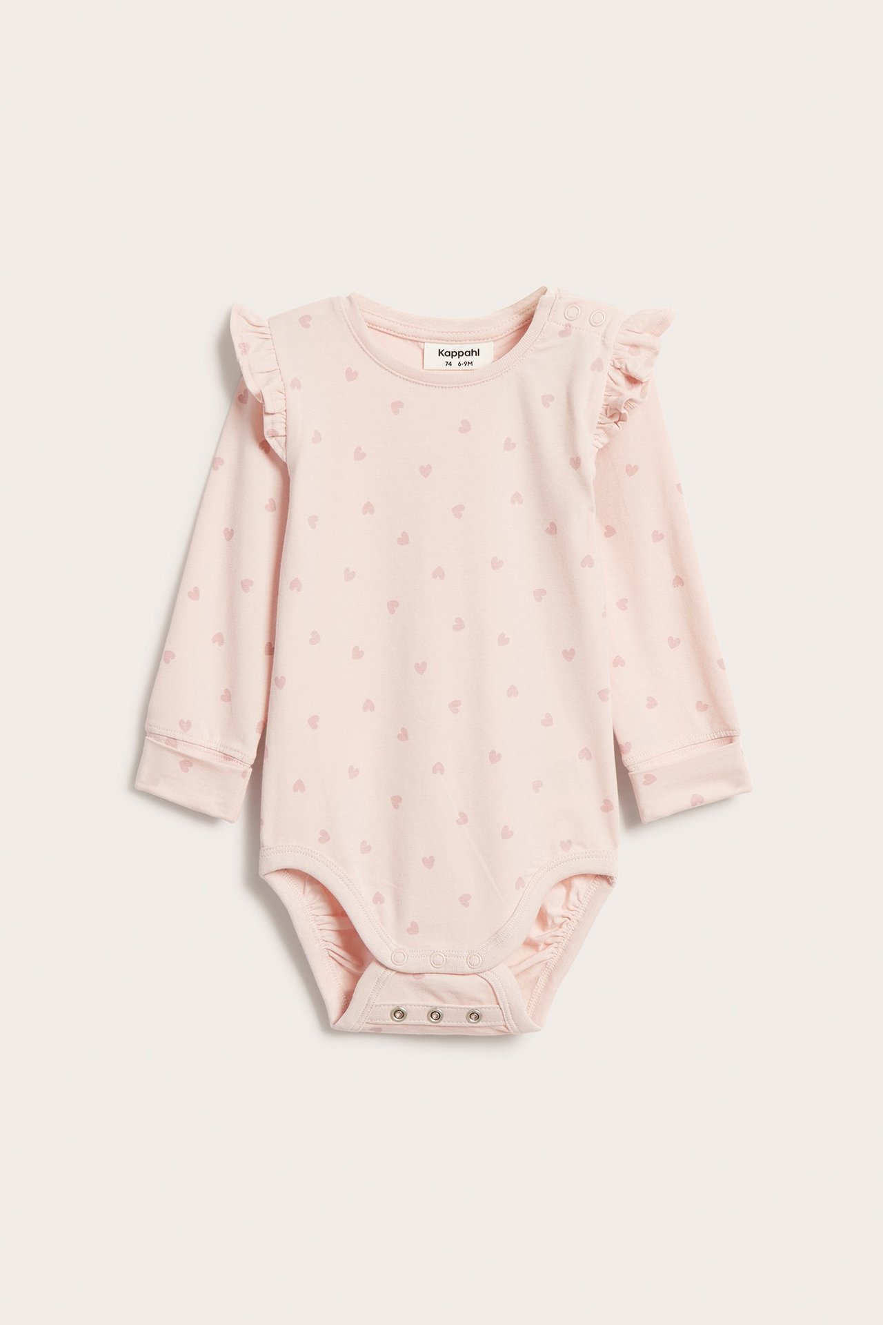 Langermet body med hjerter