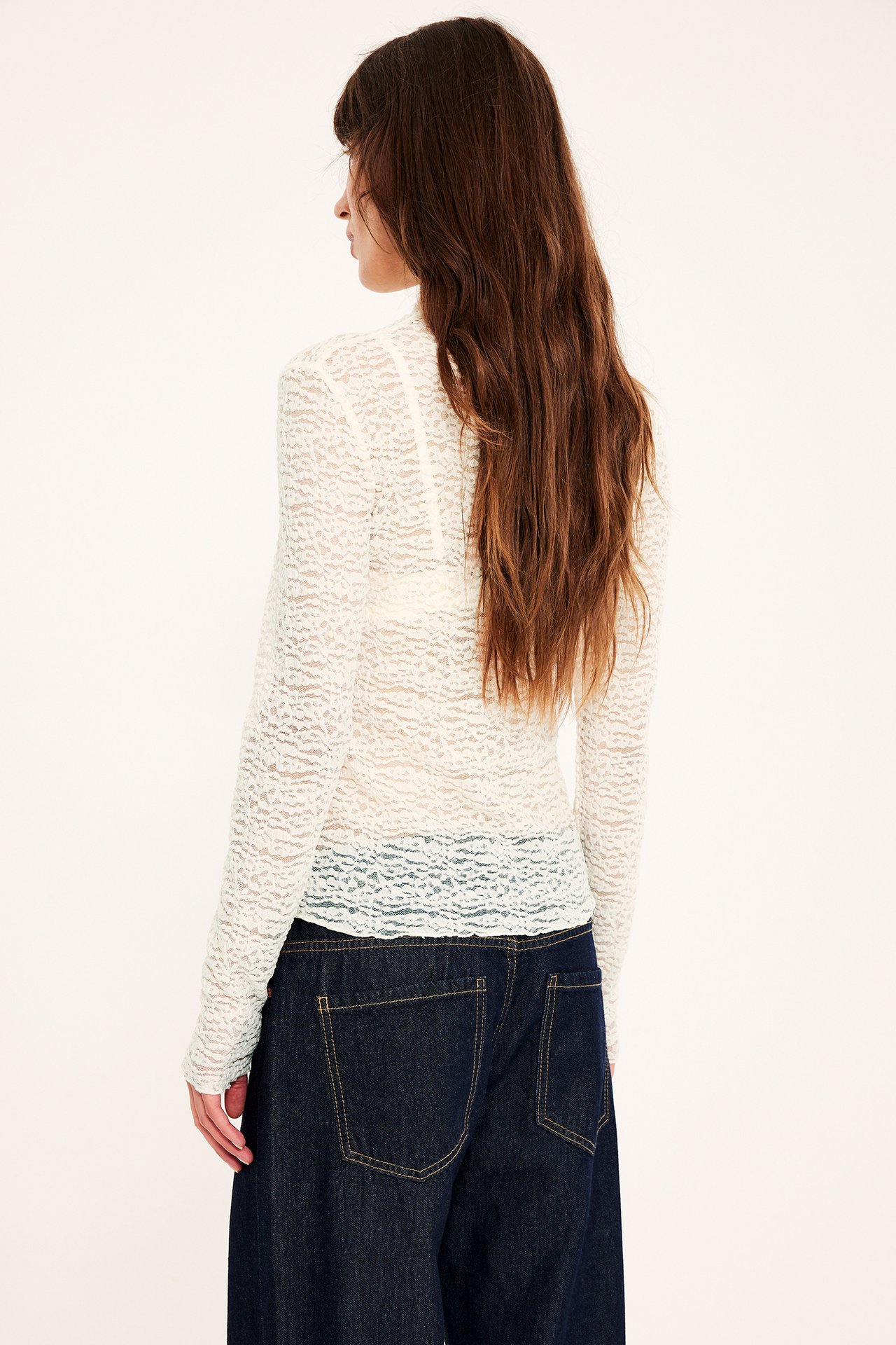 Top koronkowy - Offwhite - 6